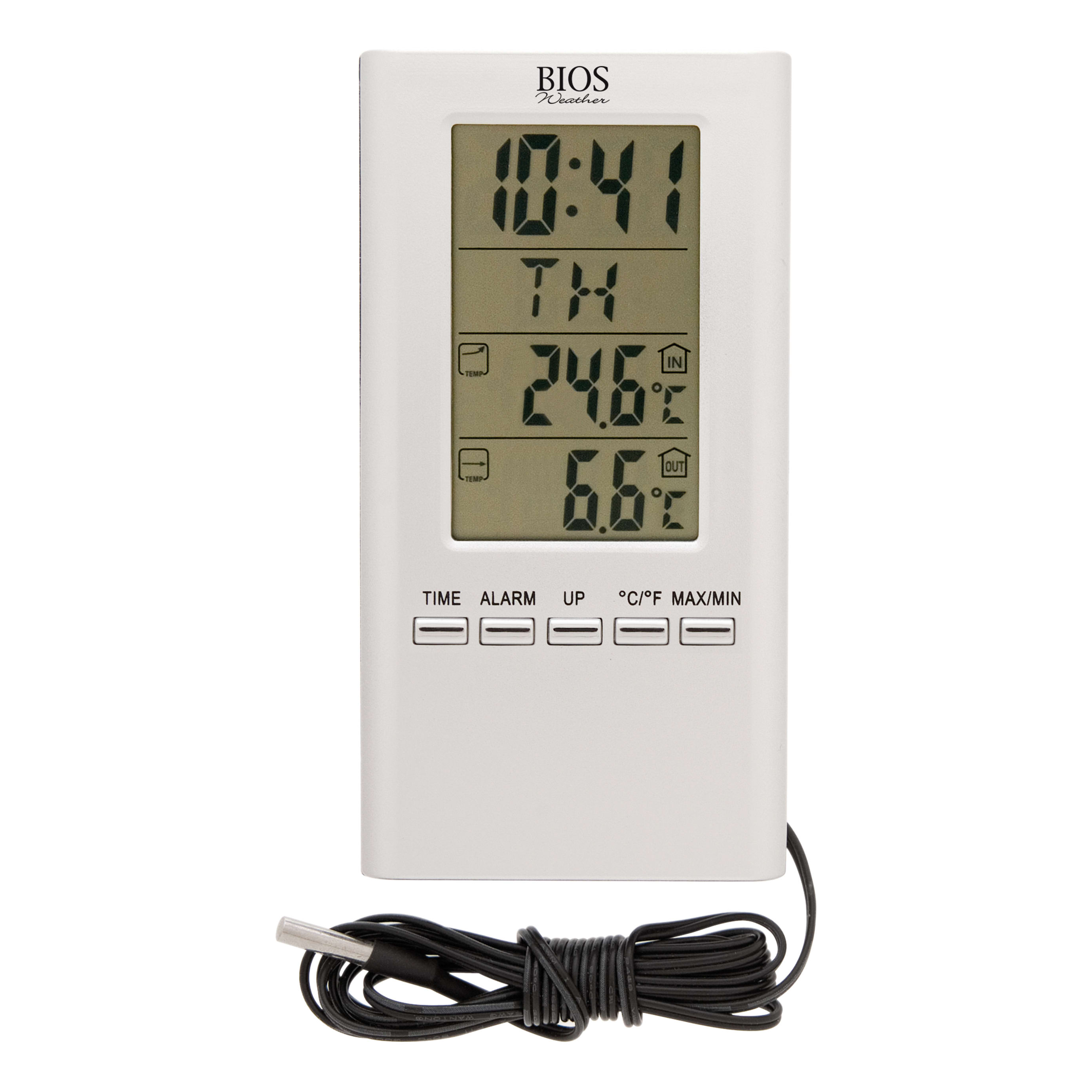 BIOS Weather™ Digital Indoor/Outdoor Thermometer