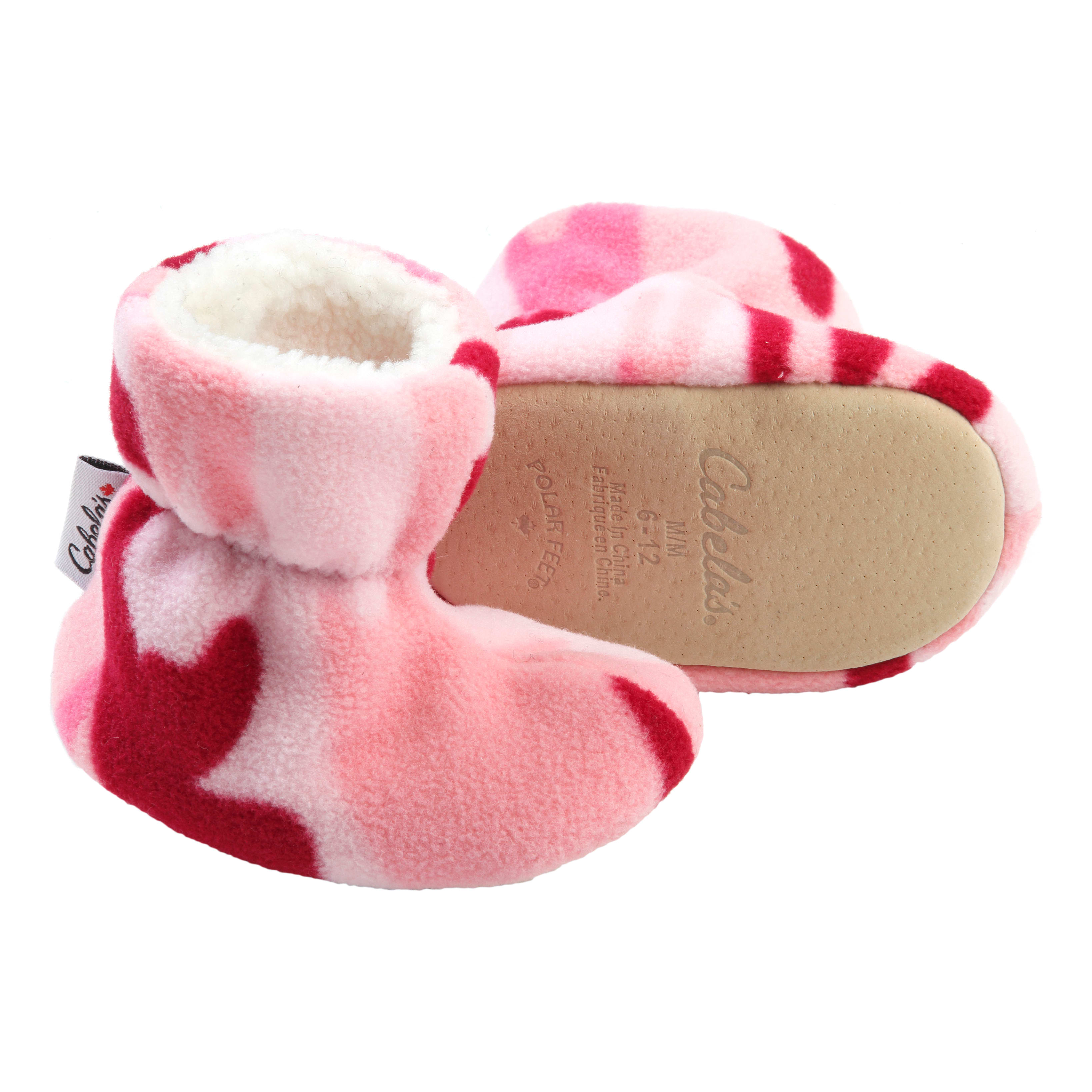 Cabela’s Infant Polar Feet® Softsiders Booties - Pink Camo