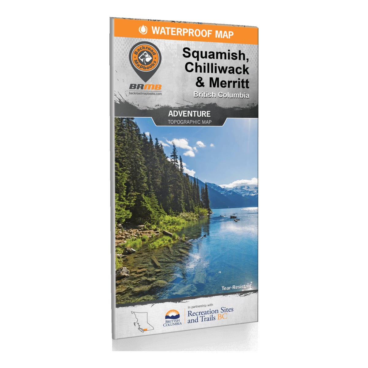 Backroad Mapbooks - Squamish, Chilliwack & Merritt BC Waterproof Map