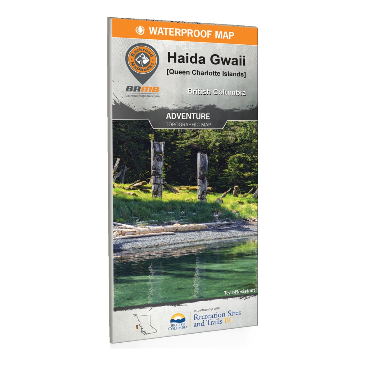 Backroad Mapbooks - Haida Gwaii (Queen Charlotte Islands) BC Waterproof Map