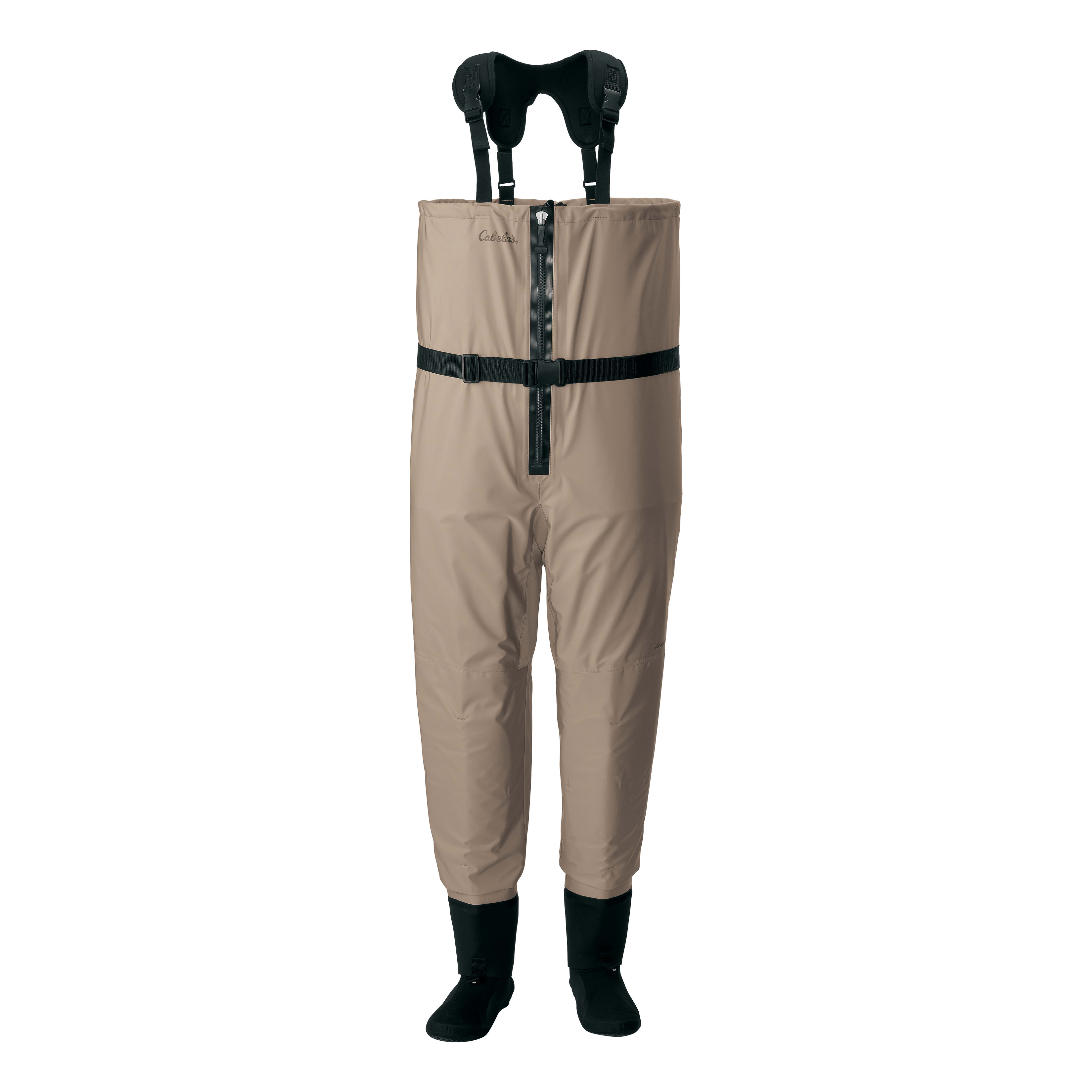Cabela’s Men’s Premium Zip Breathable Stockingfoot Fishing Waders with 4MOST DRY-PLUS™
