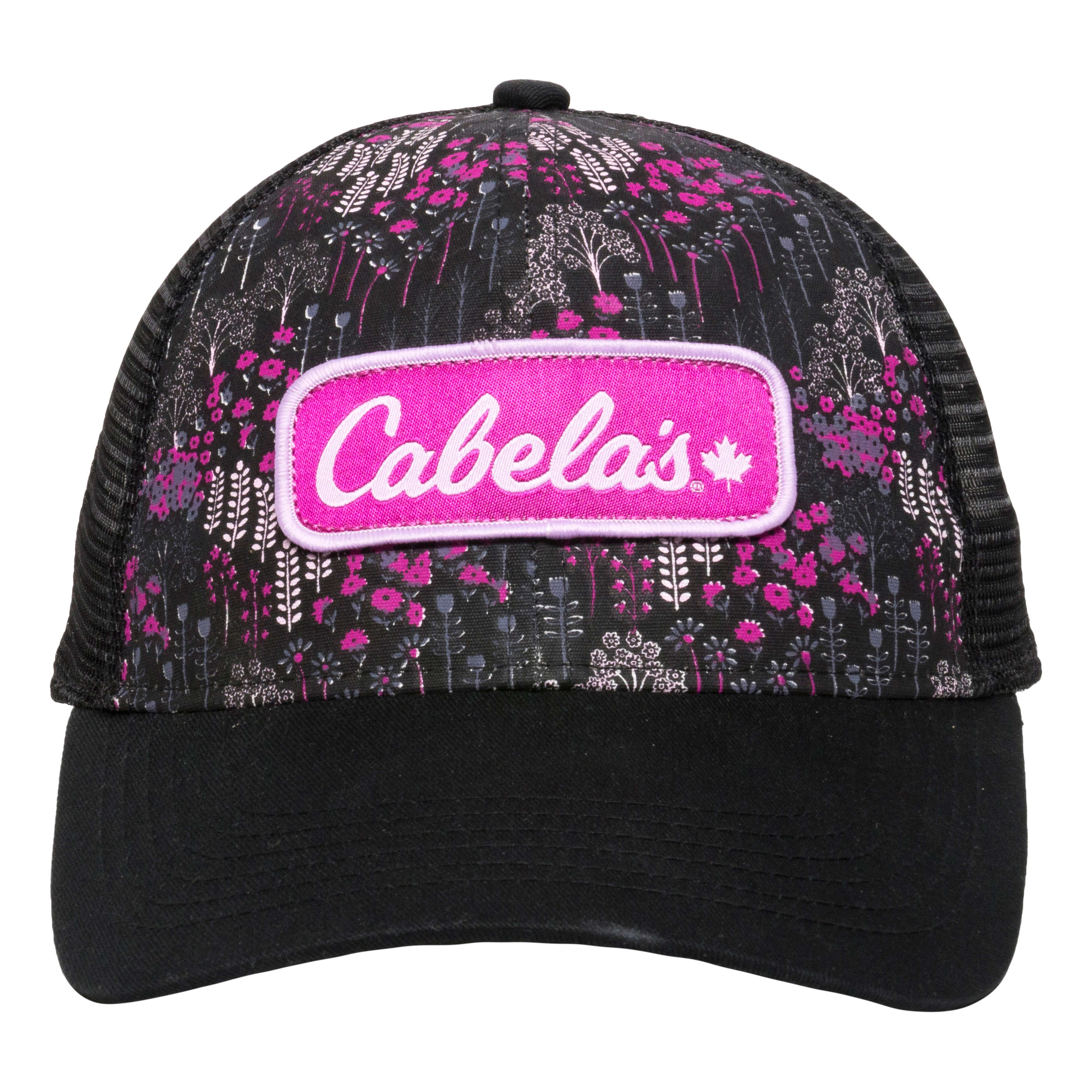 Cabela’s Girls’ Floral Waterprint Cap - Purple