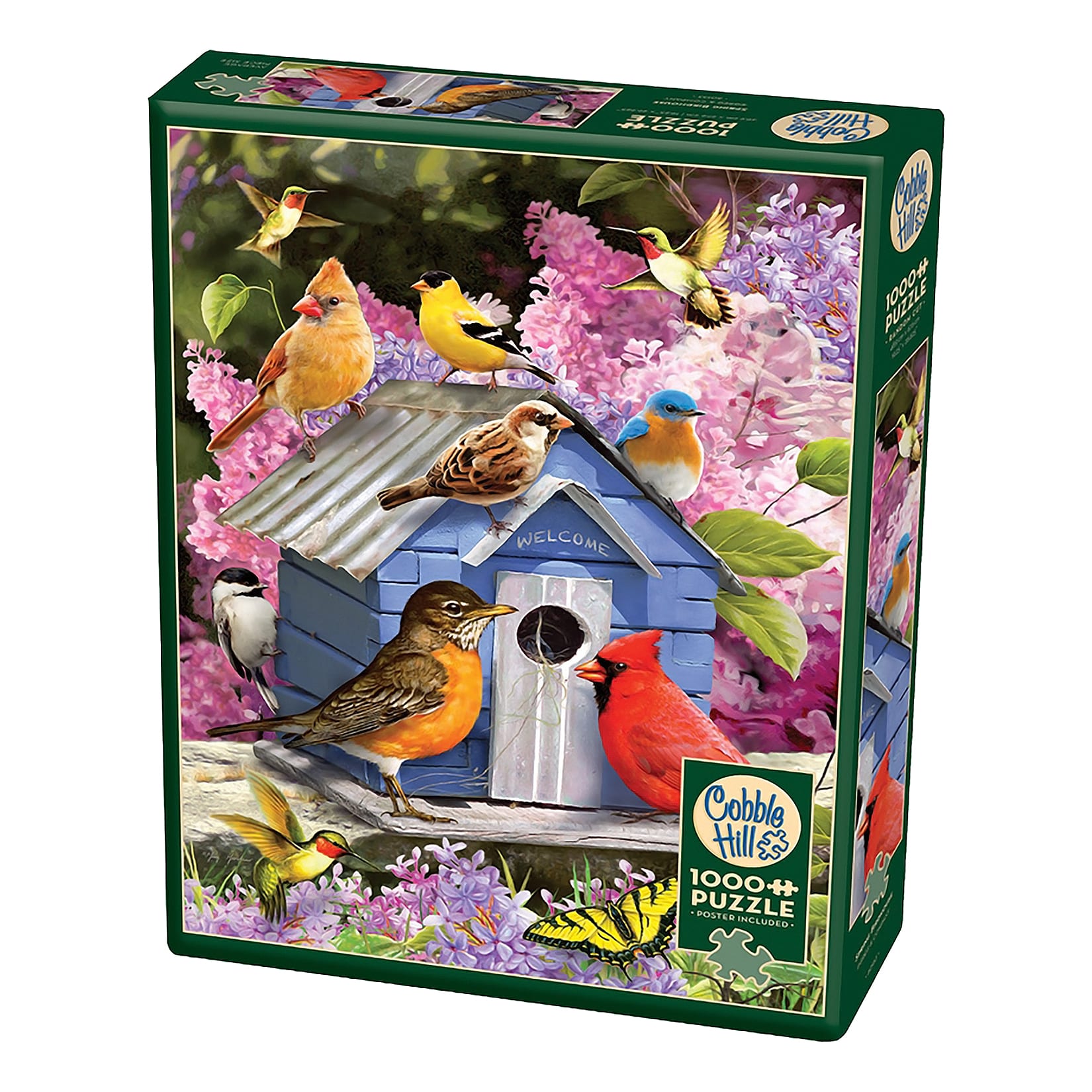 Cobble Hill Spring Birdhouse Puzzle - 1000 pieces