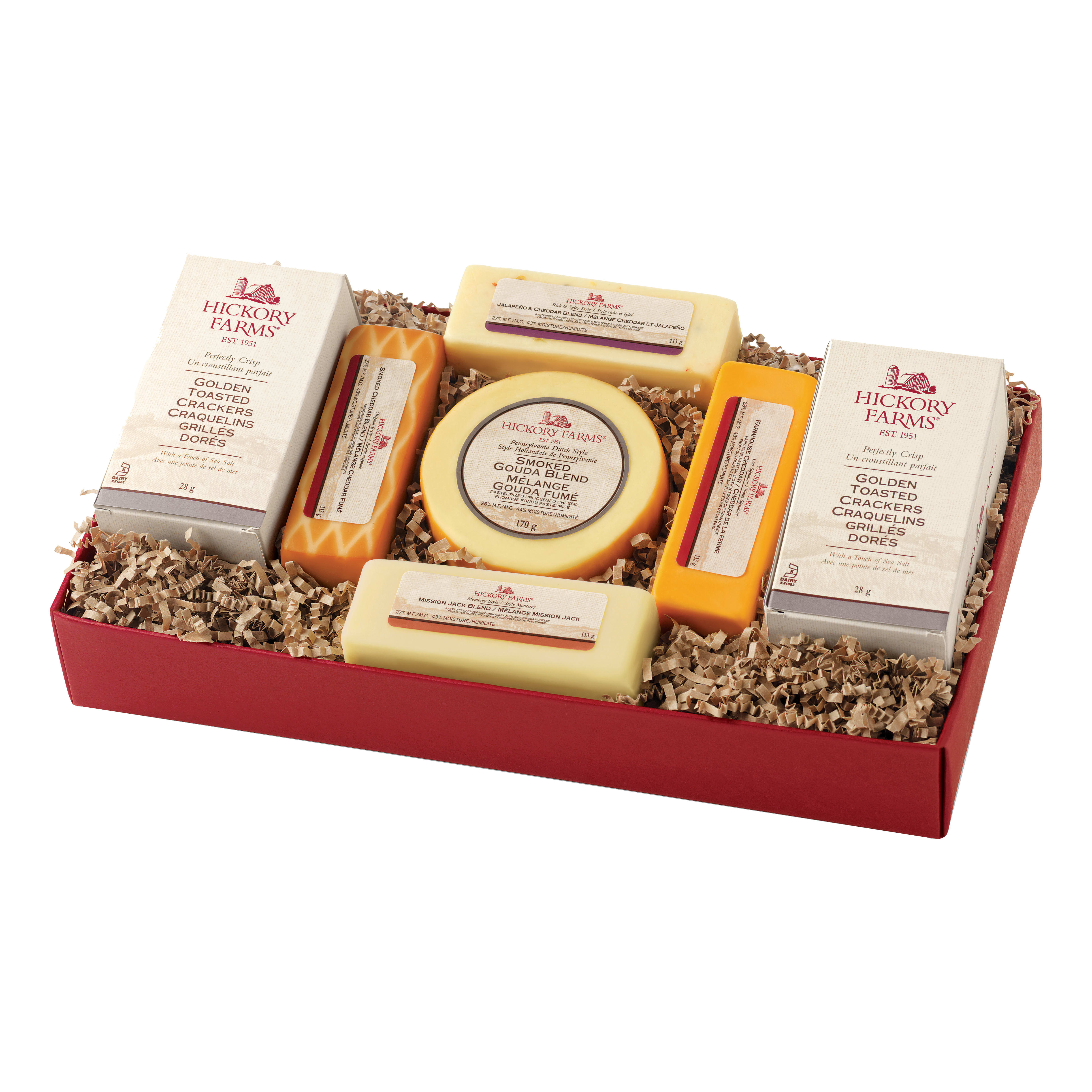 Hickory Farms Deluxe Cheese Lovers Gift Set