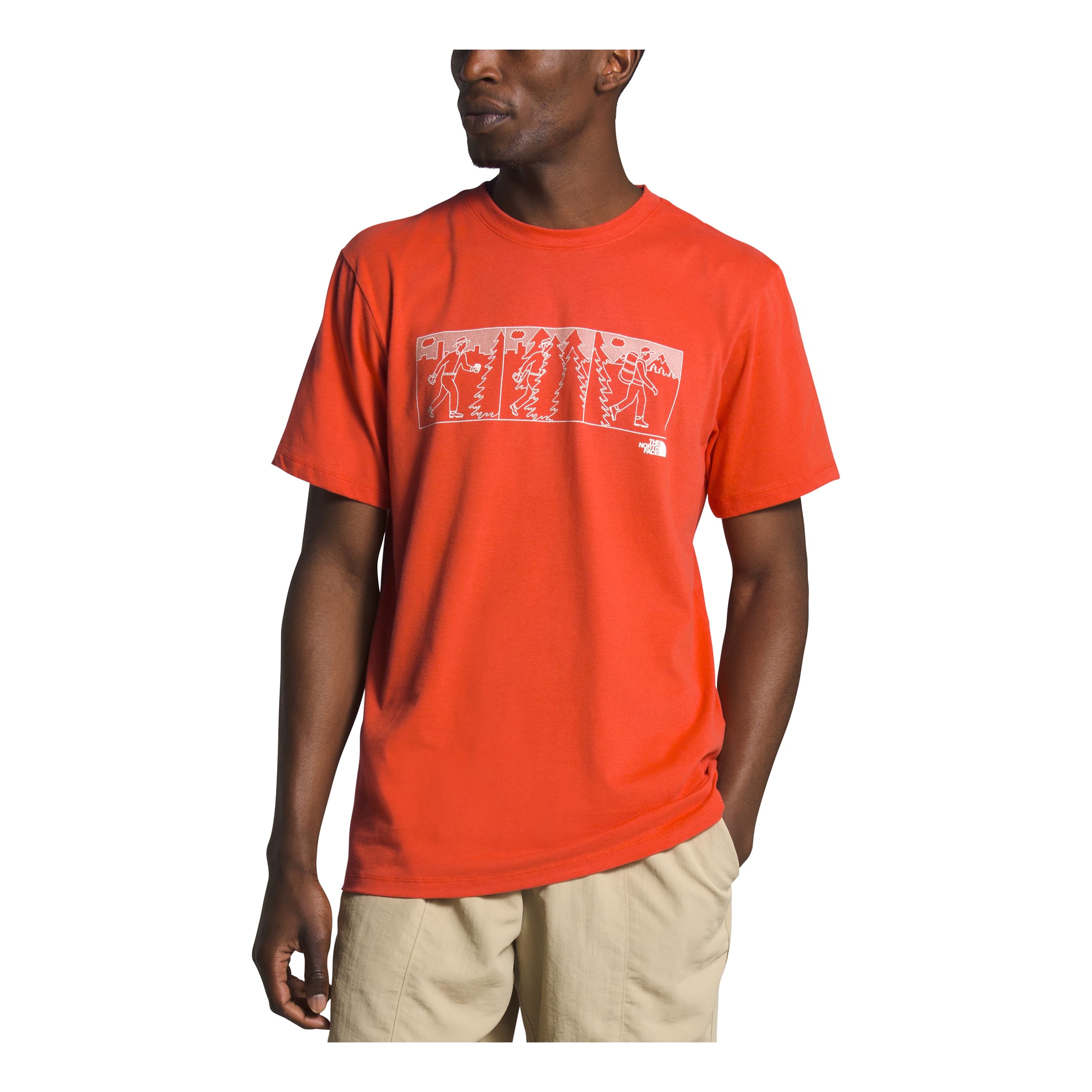 The North Face® Men’s Instant Hiker Short-Sleeve T-Shirt - Orange