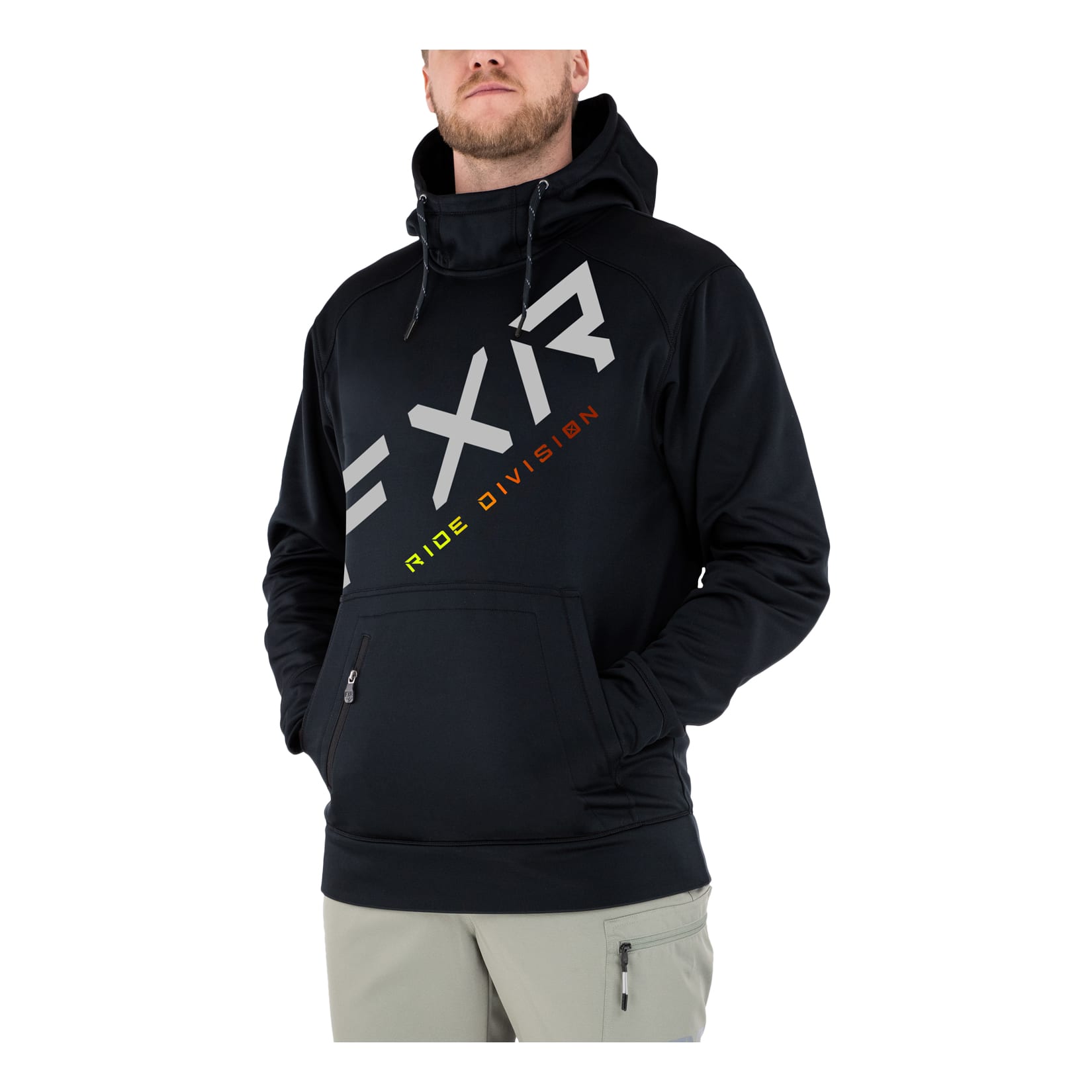 FXR® Men’s CX Tech Pullover Hoodie - Black/Grey