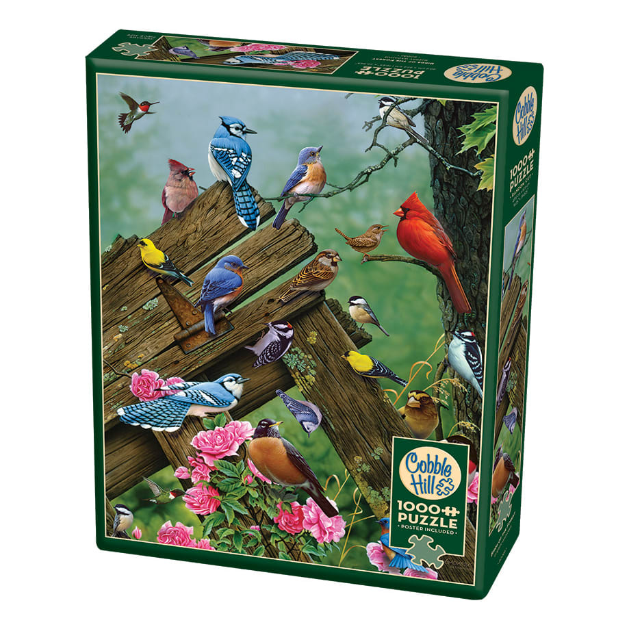 Cobble Hill Birds of the Forest Puzzle - 1000 Pieces - Packaging View