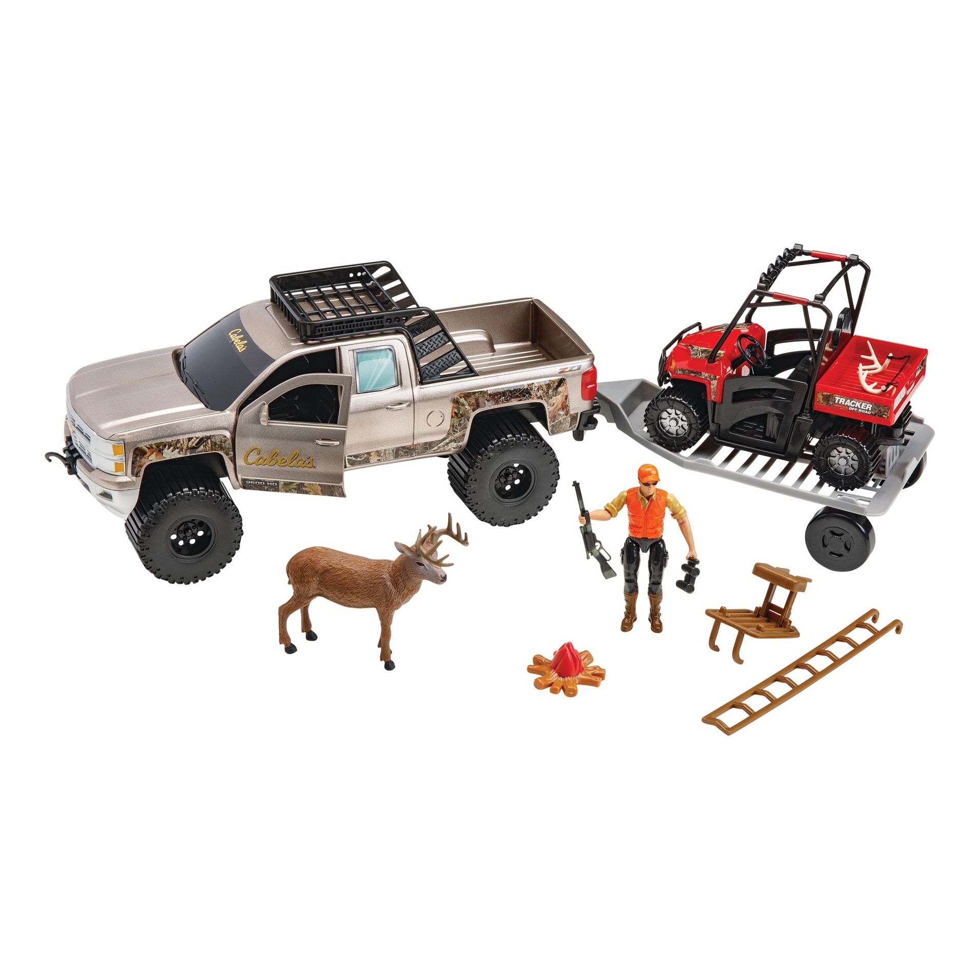 Cabela's Deluxe Licensed Chevy Hunting TrueTimber Camo Adventure Truck Play Set For Kids