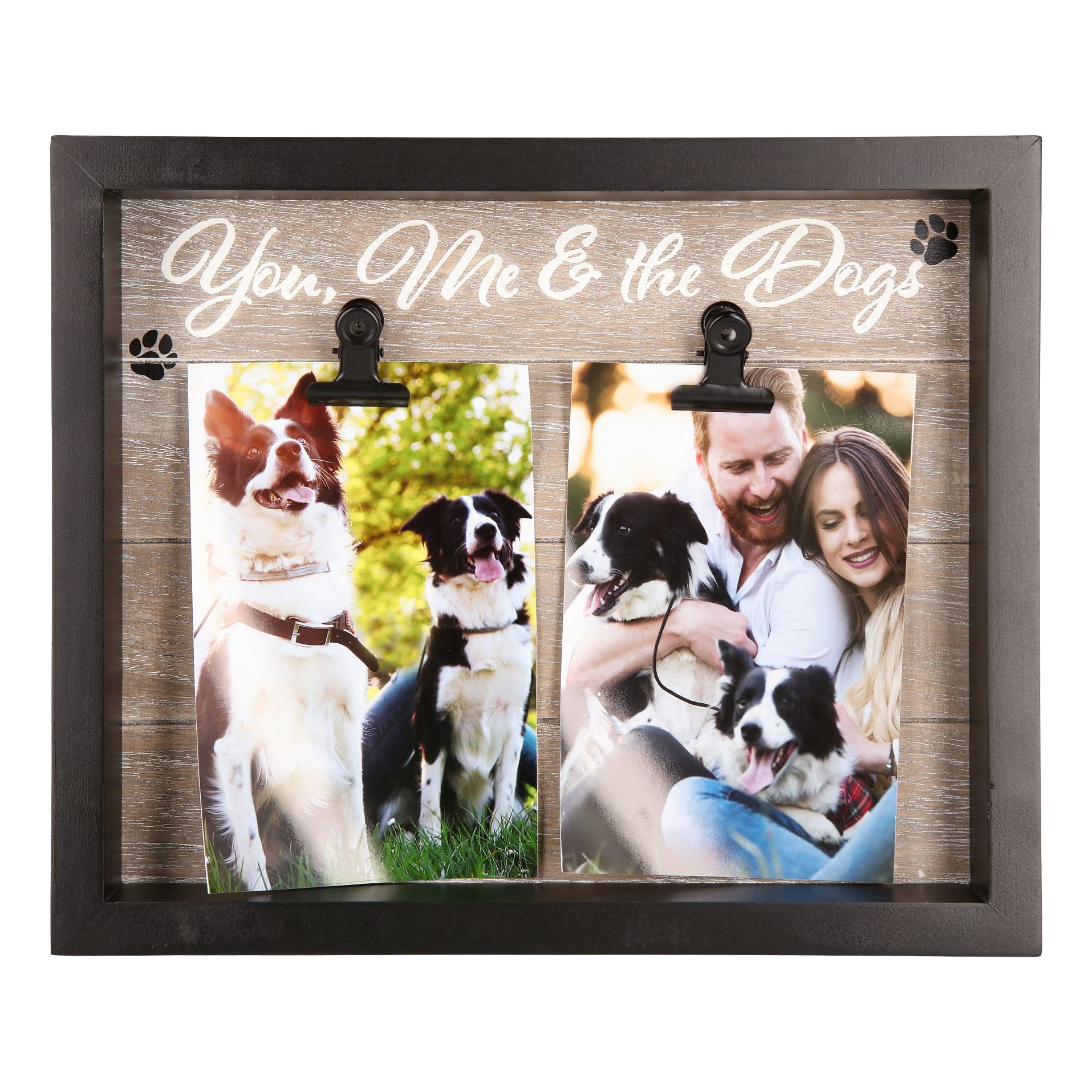 White River™ You, Me & The Dogs Clip Photo Frame