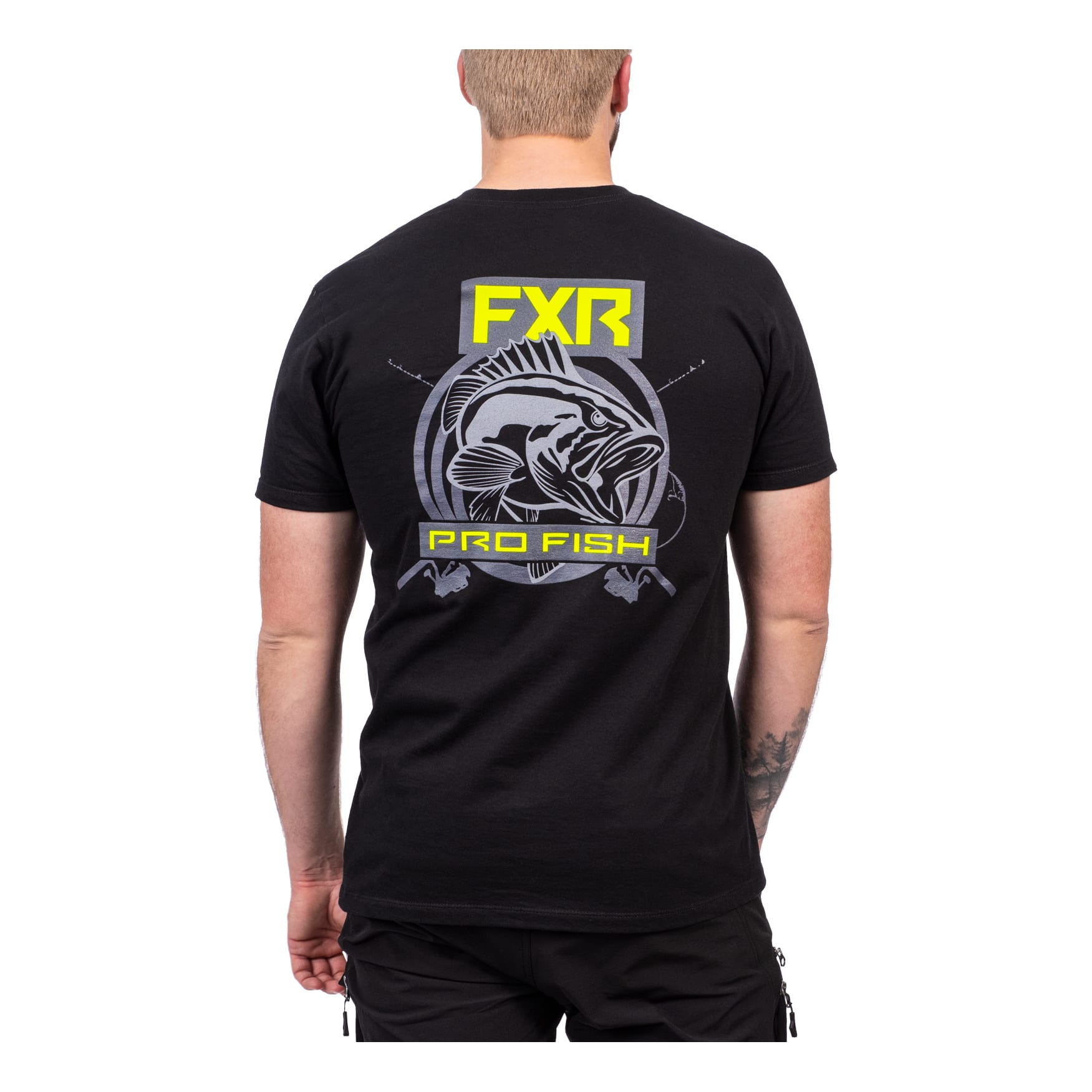 FXR® Men’s Da Bass T-Shirt - Black/HiVis