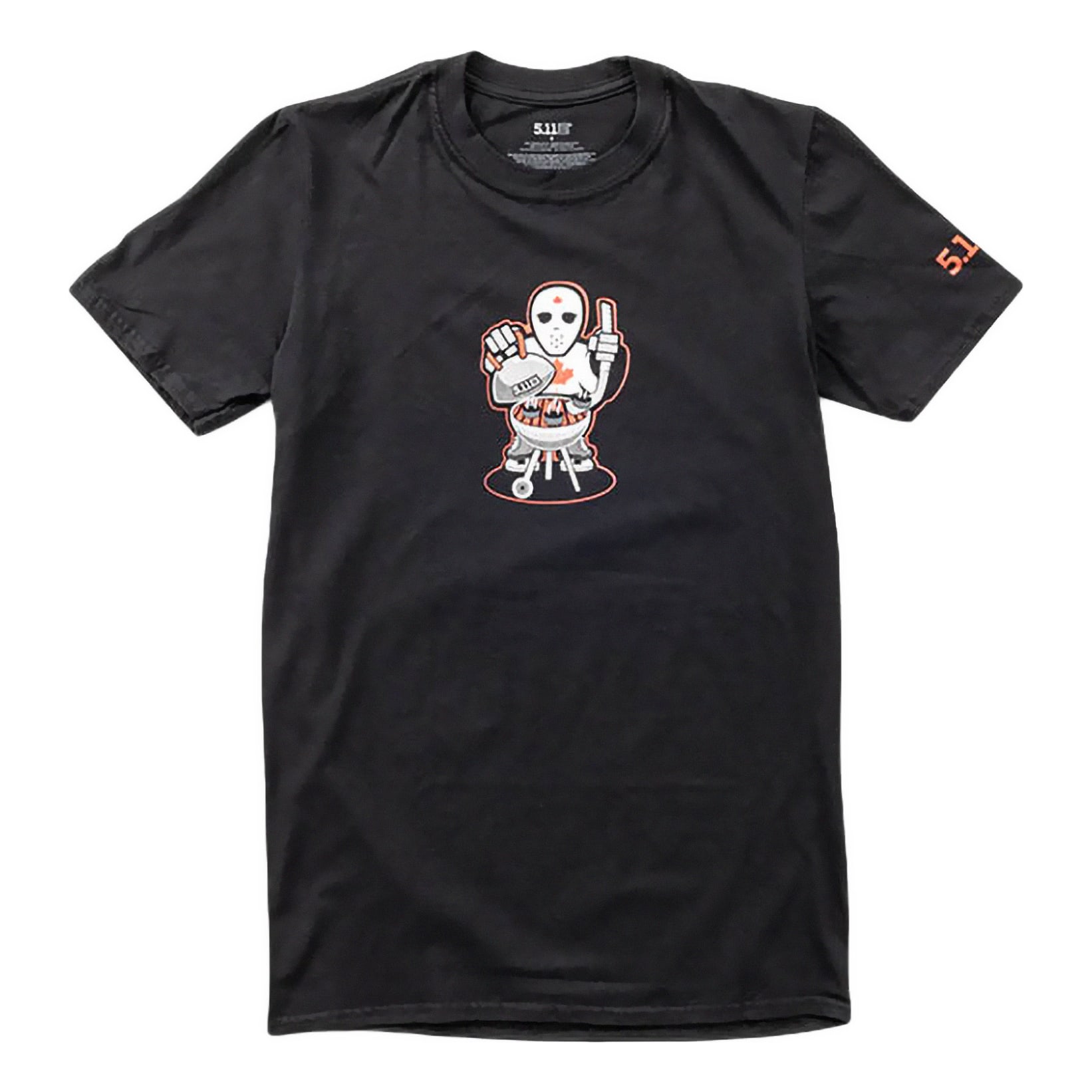 5.11® Men’s Hockey Puck BBQ Short-Sleeve T-Shirt - Black