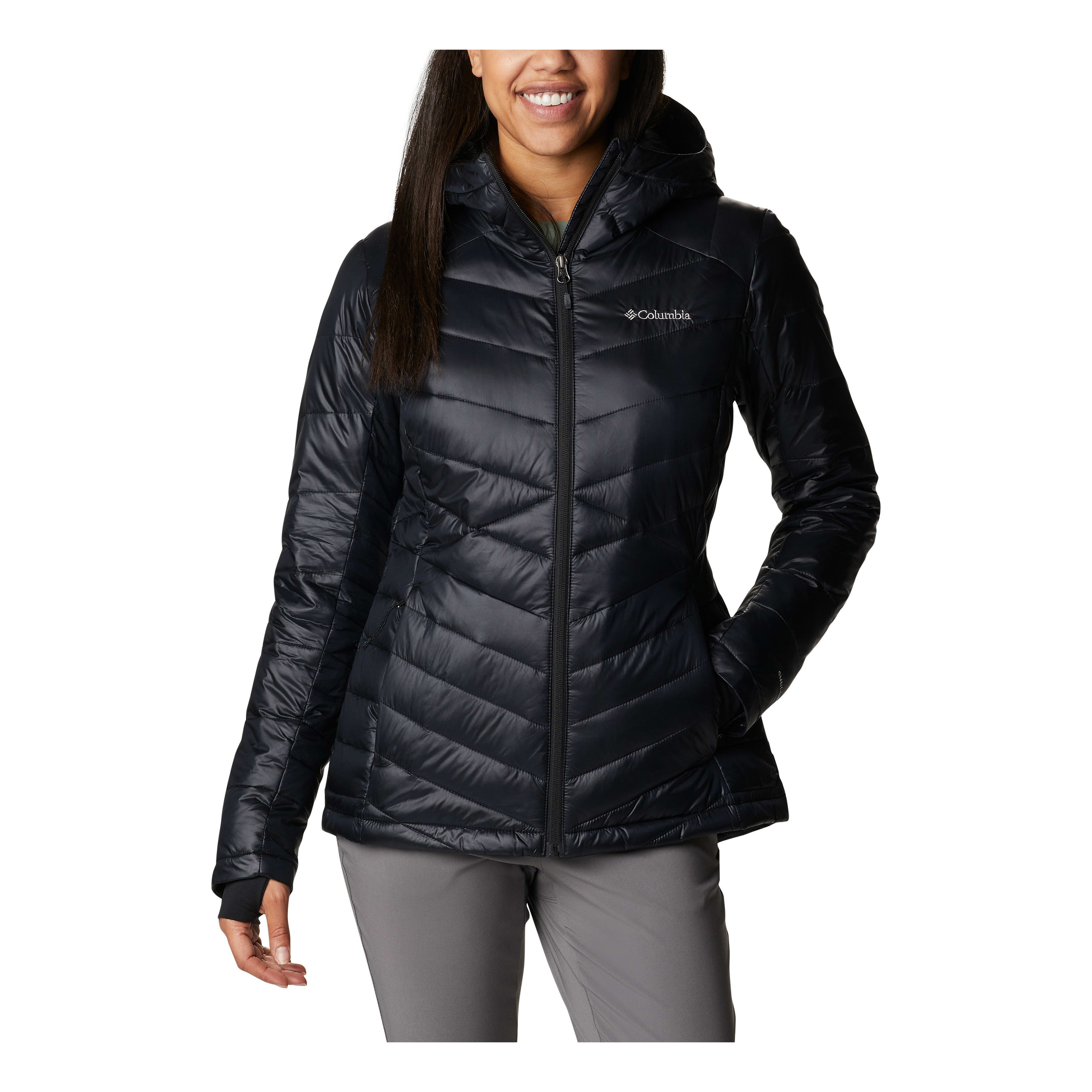 Columbia™ Women’s Joy Peak™ Hooded Jacket - Black