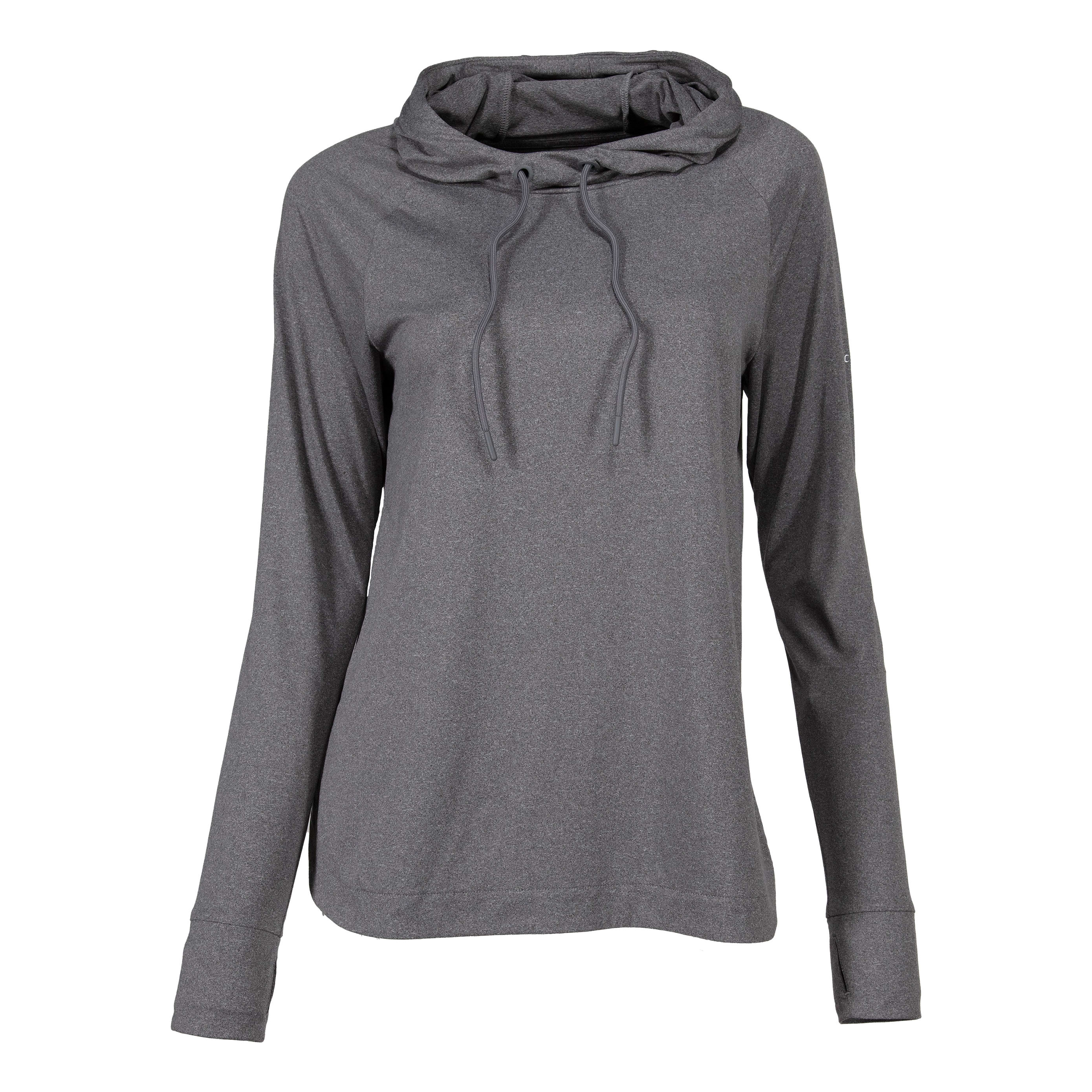 Ascend™ Women’s Striped Long-Sleeve Performance Hoodie - Pavement