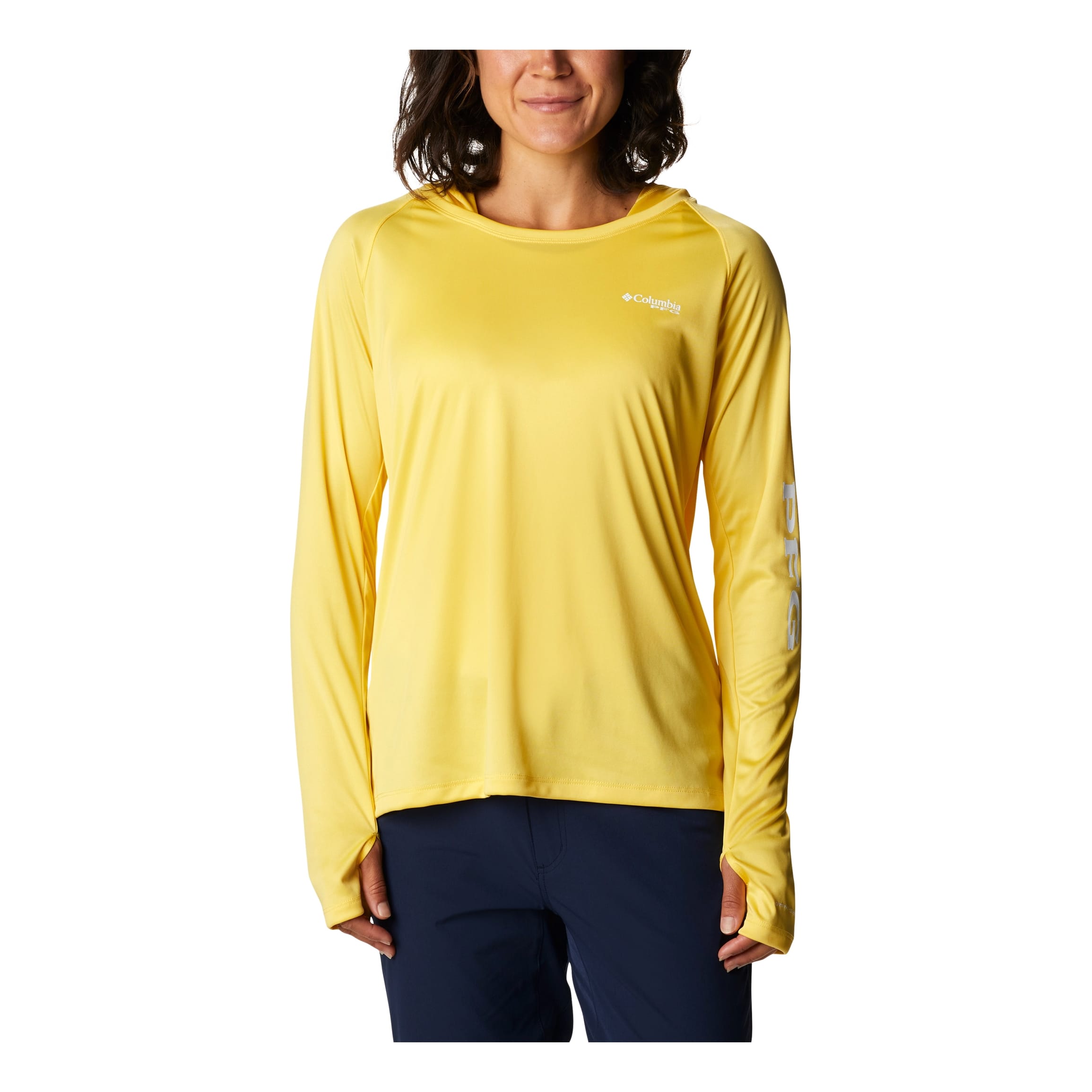 Columbia Women's Tidal Tee PFG Heather Long Sleeve - Madison River