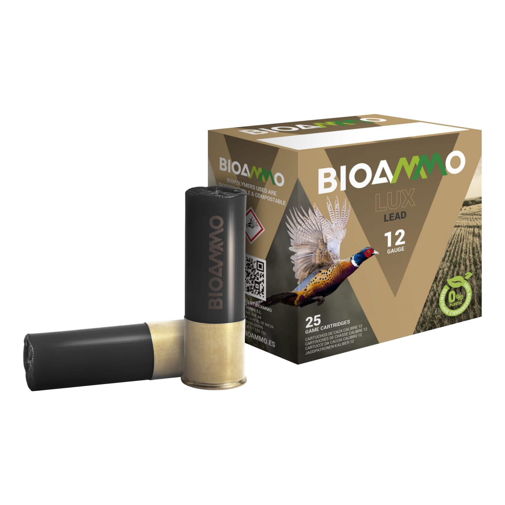 BioAmmo® Lux Lead 12-Gauge Shotshells