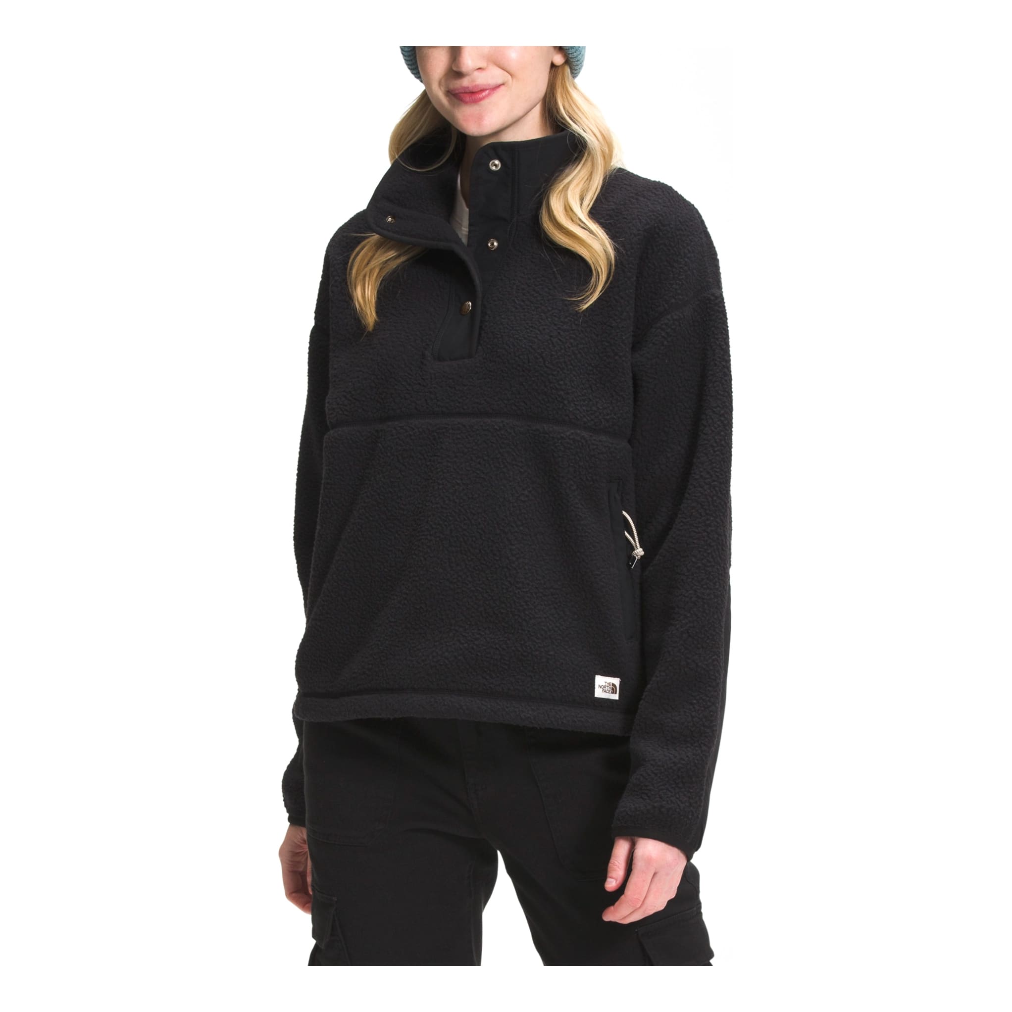 The North Face® Women’s Cragmont Fleece 1/4-Snap Jacket - Black