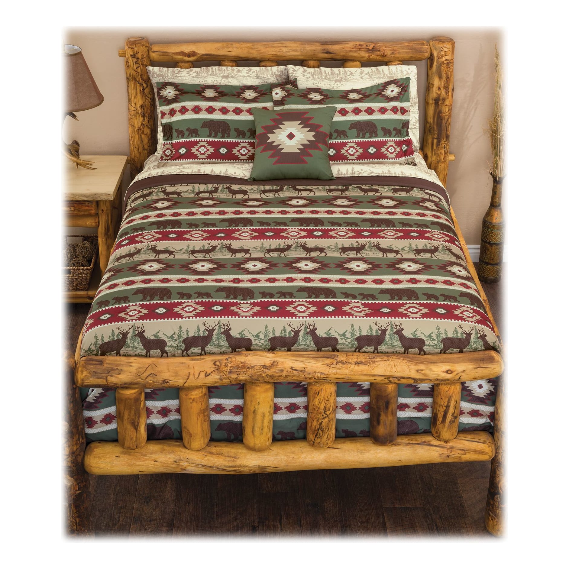 Mainstays Comforter Full/Queen Quilt Southwestern Aztec
