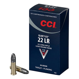 CCI® .22 Long Rifle Quiet-22 Ammunition