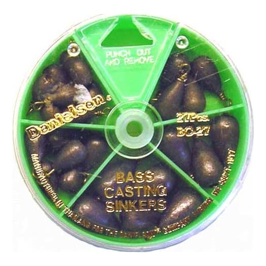Danielson 27-Piece Bass Sinker Selector