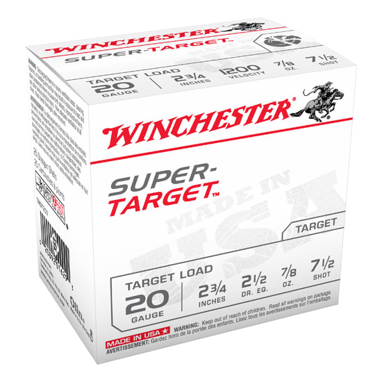 Winchester Super-Target Shotshells - 20 Guage