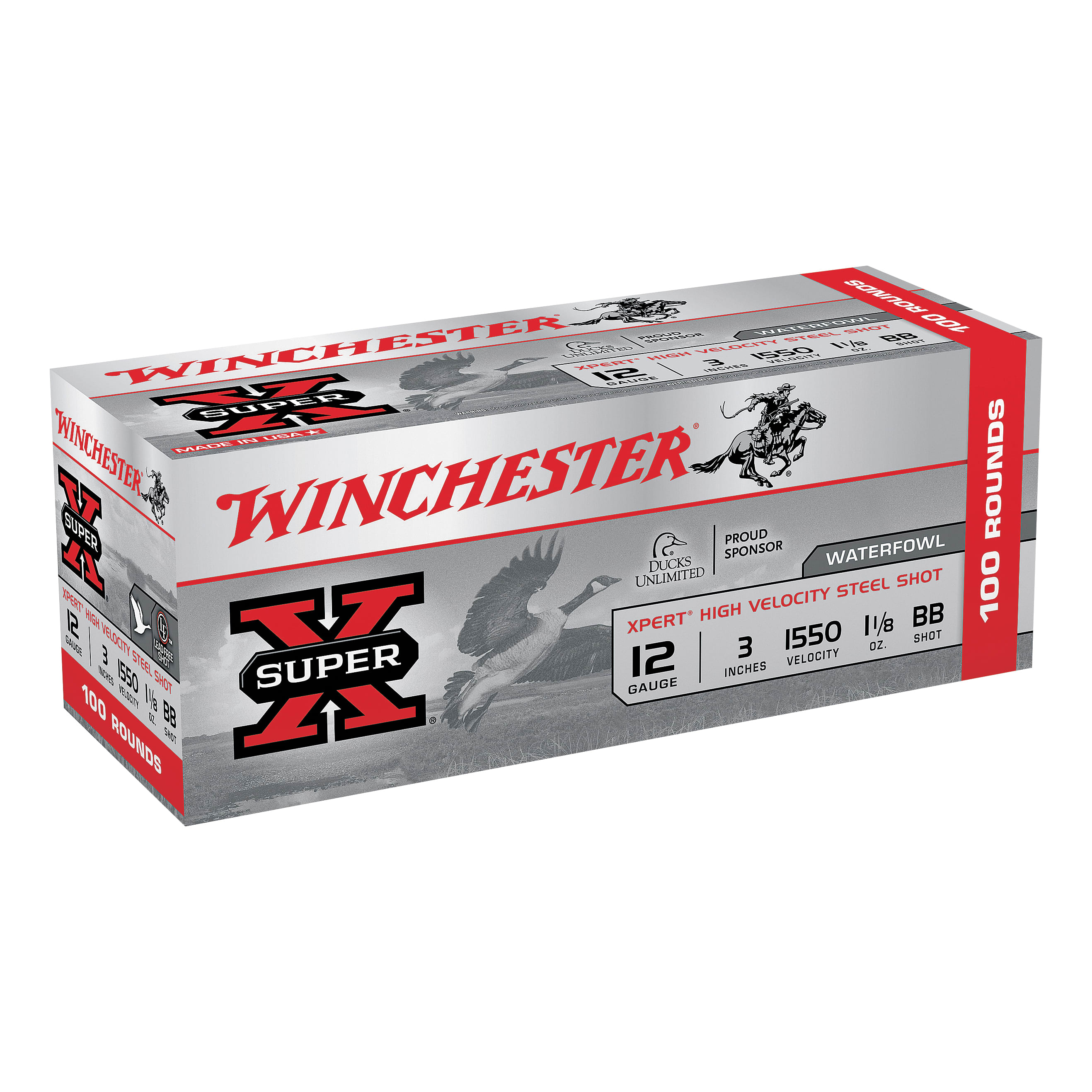 Winchester XPert Hi-Velocity Steel Waterfowl Shotshells - Value Packs - 100 Rounds