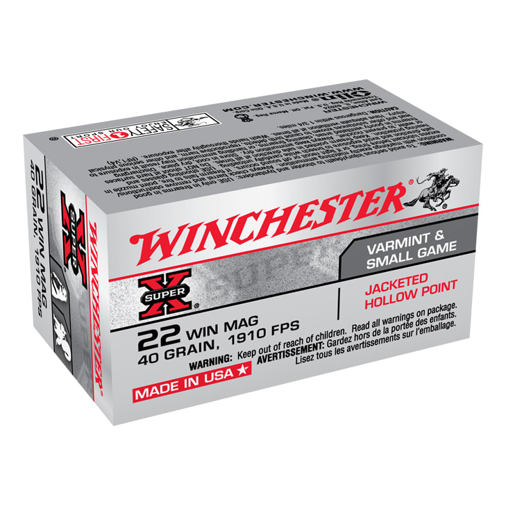 Winchester Super-X Rimfire Ammunition - 22 WMR