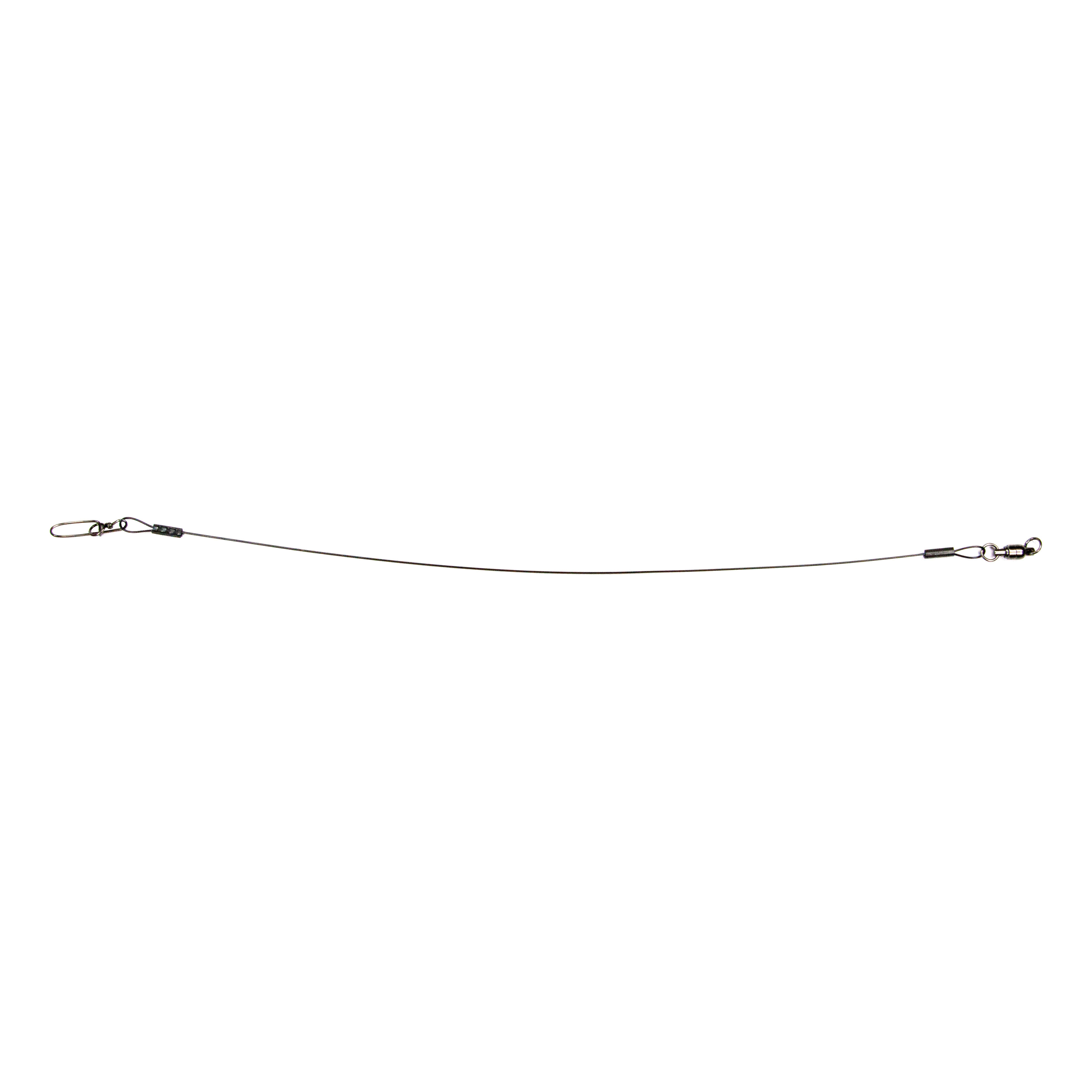 1X7 BlackStainless Steel Wire Leader With Stay-Lok™ SNnap