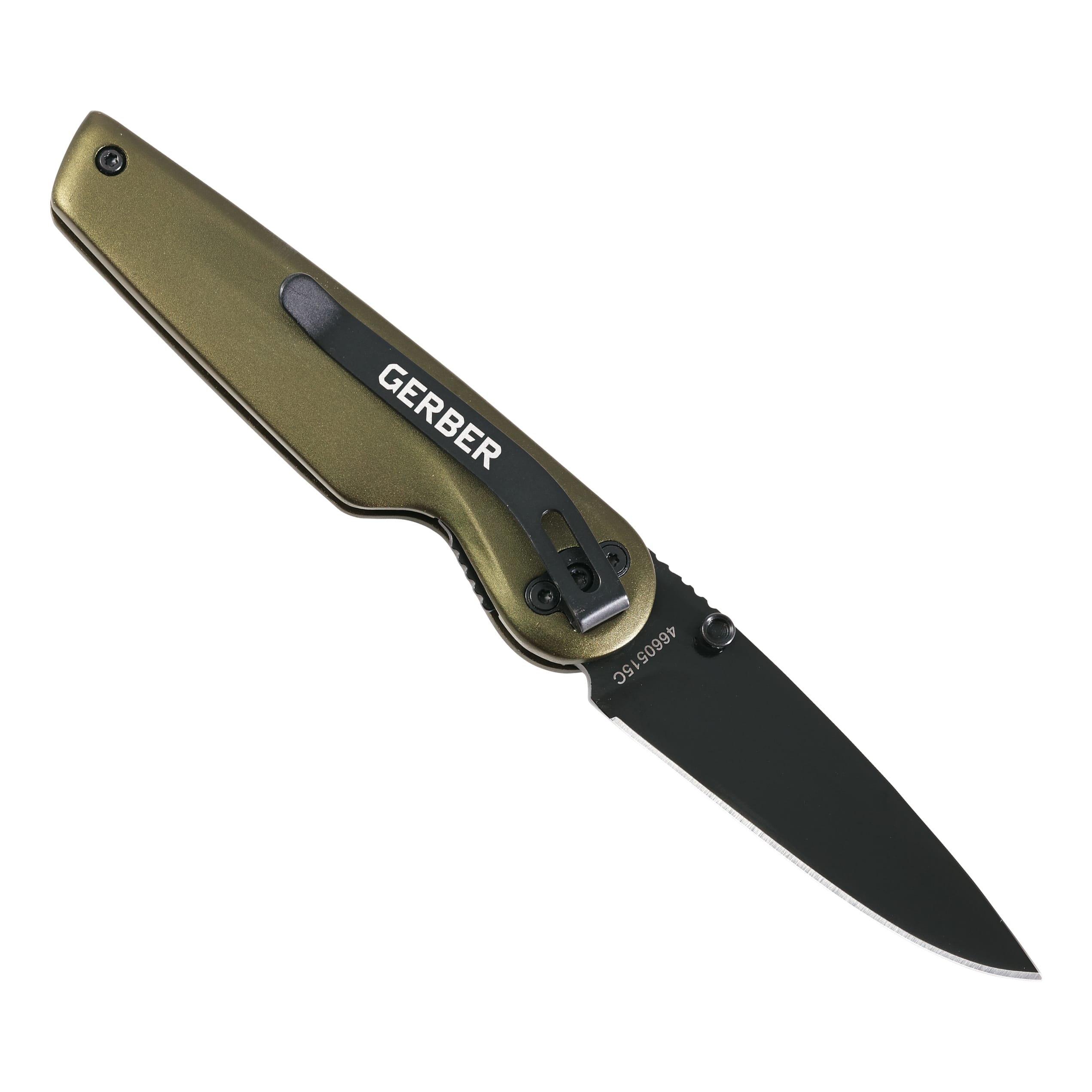 Gerber® Airfoil Clip Folding Knife - Olive Clip View