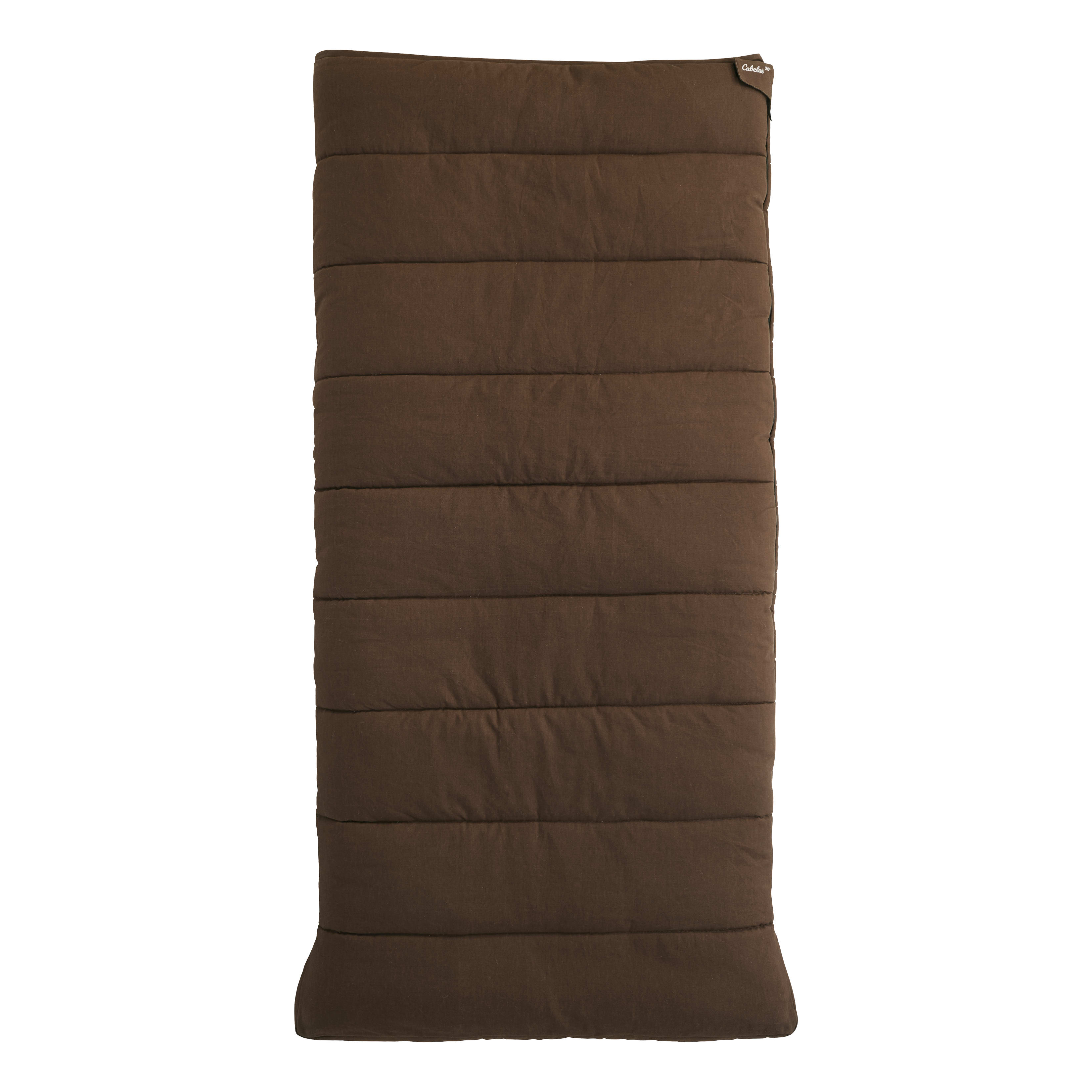 Cabela's Outfitter XL -29°C Sleeping Bag - Fully Zipped Up View