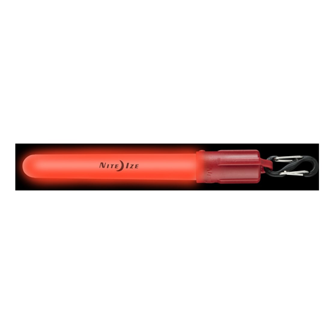 Nite Ize® LED Mini Glowstick - Red - Lit Up View