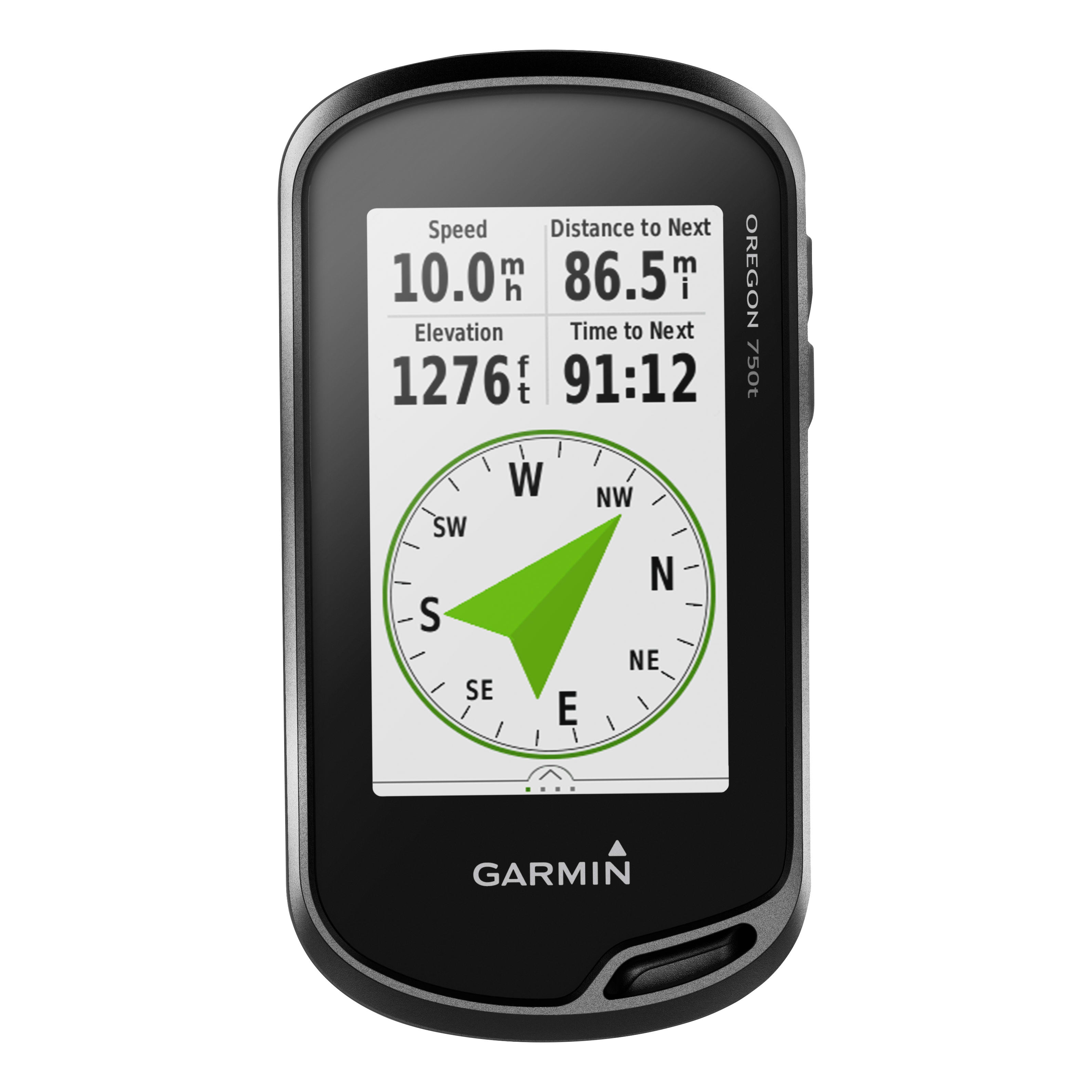 Garmin® Oregon 750T Handheld GPS - Compass View
