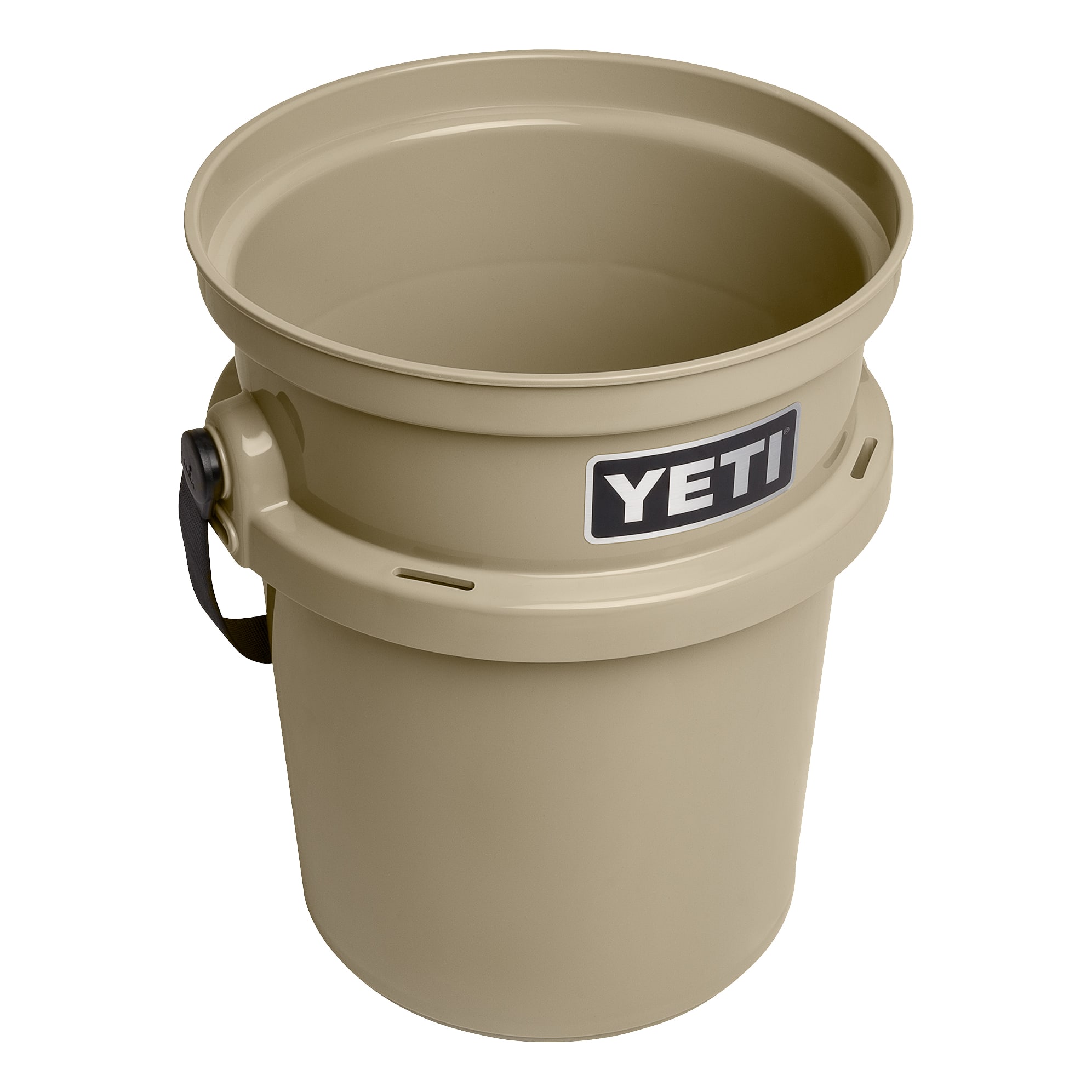 YETI® LoadOut™ 5-Gallon Bucket - Tan - Angle View