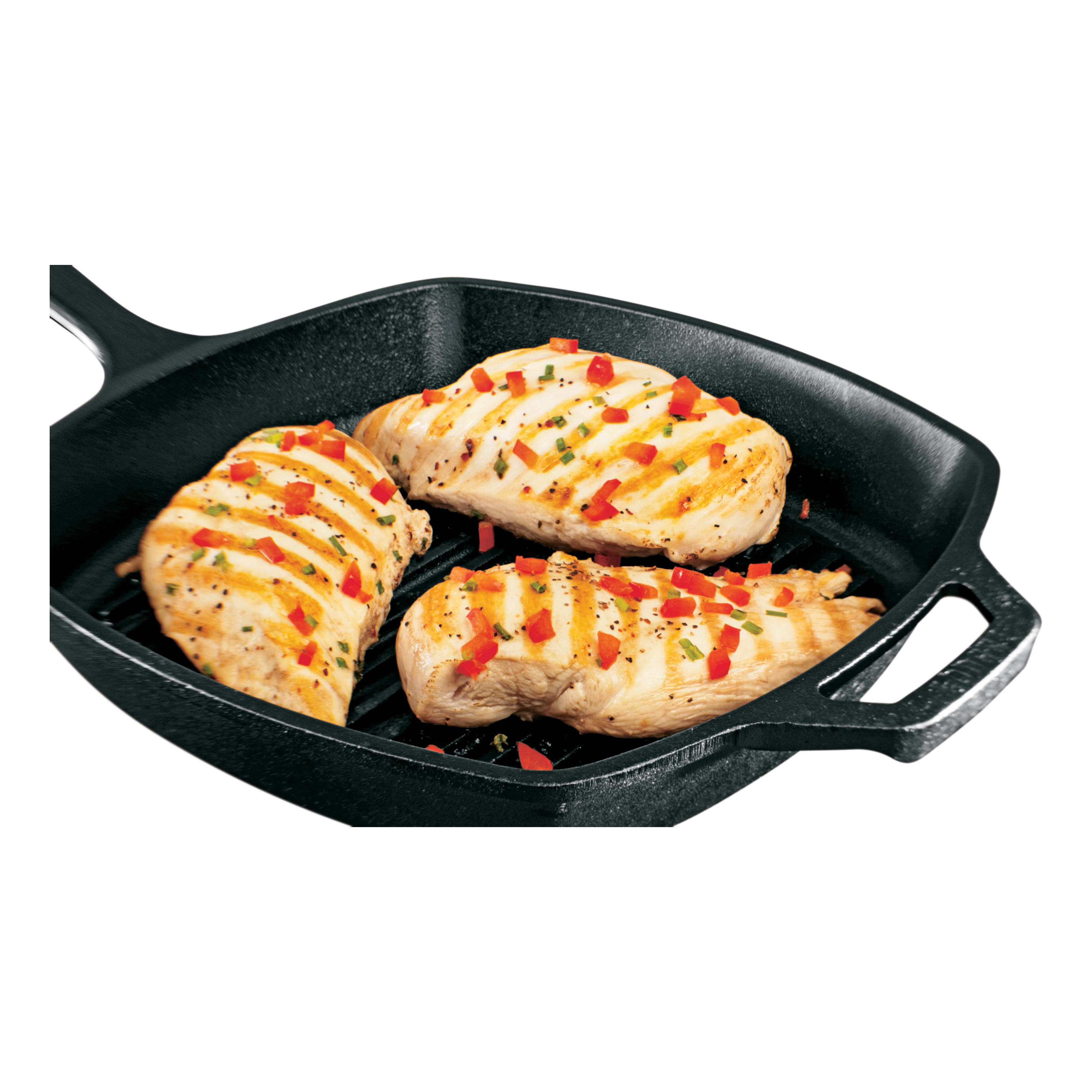 Lodge® Wildlife Series 10.5" Cast Iron Square Grill Pan Trout