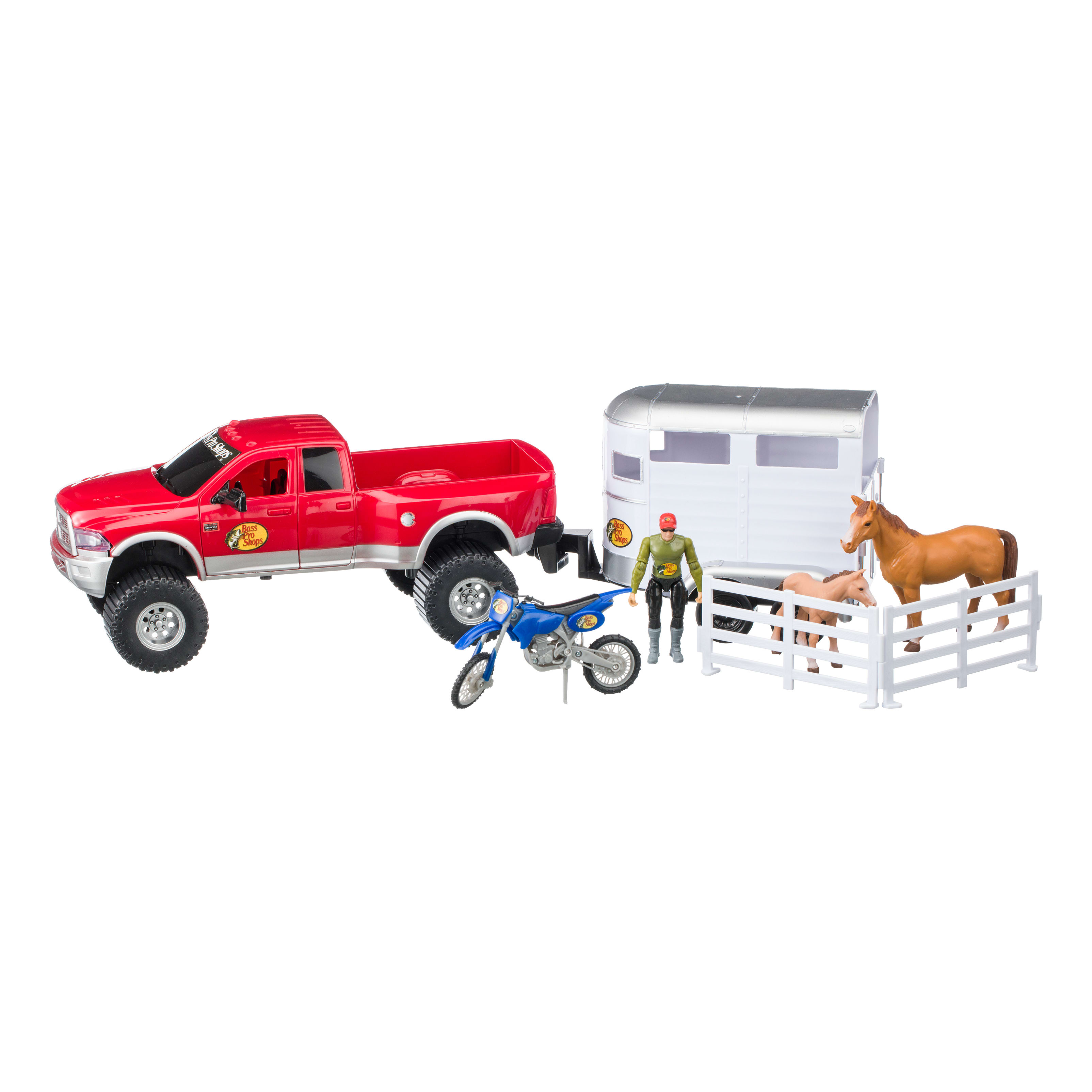 Bass Pro Shops® Licensed Deluxe Dodge® Ram And Horse Trailer Adventure Truck Playset Cabela's