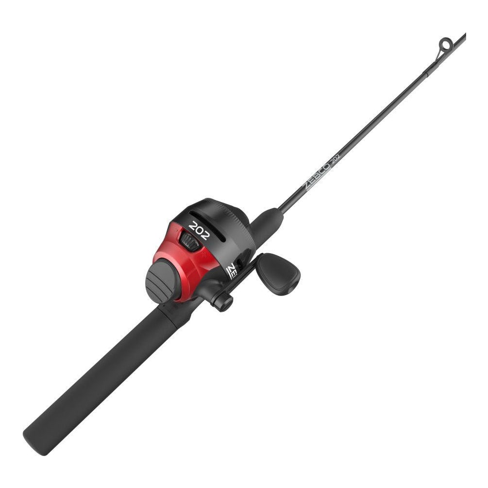 Zebco® 202 Rod and Reel Combo with Tackle Kit - Angle View