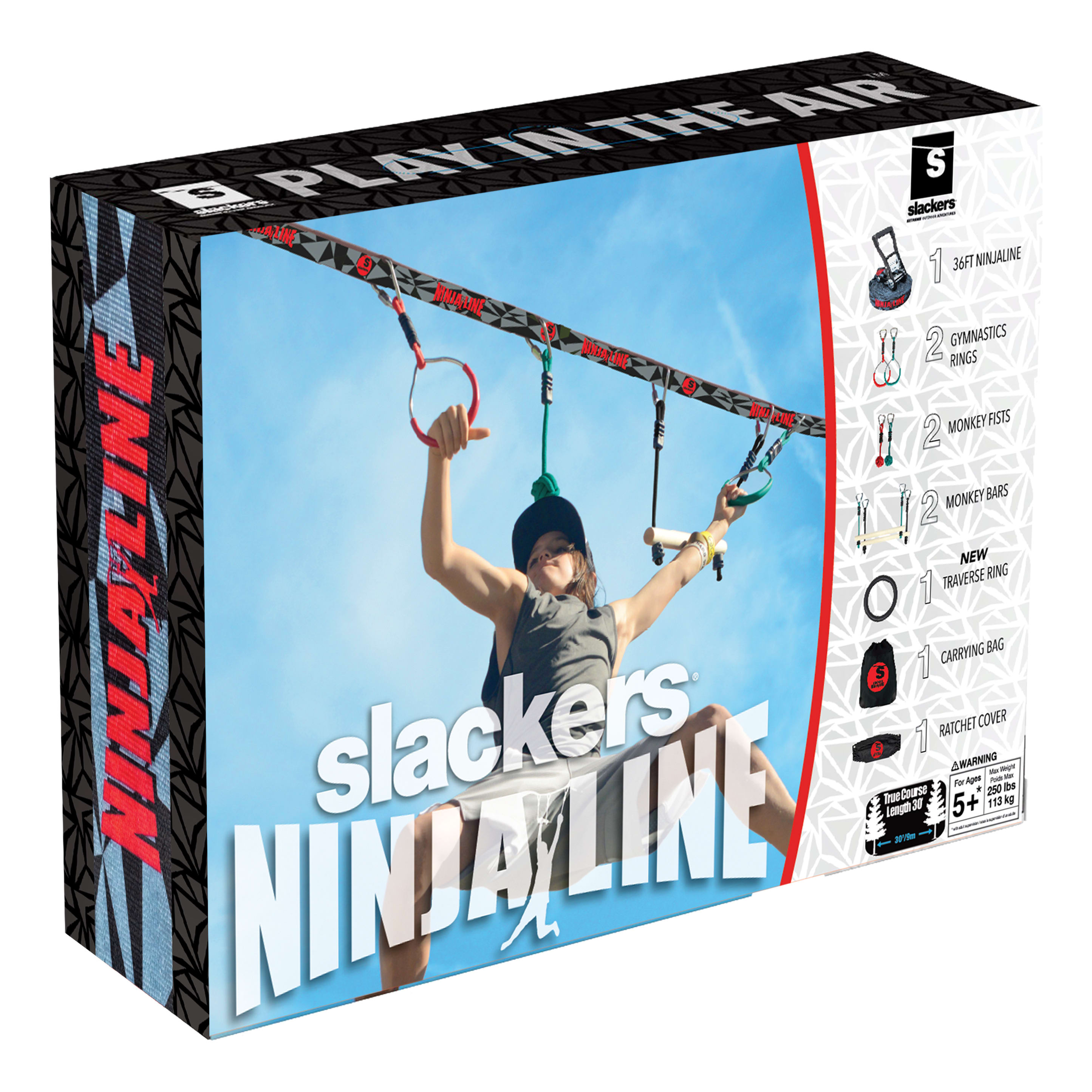 Slackers Ninjaline 36' Intro Kit - Packaging View