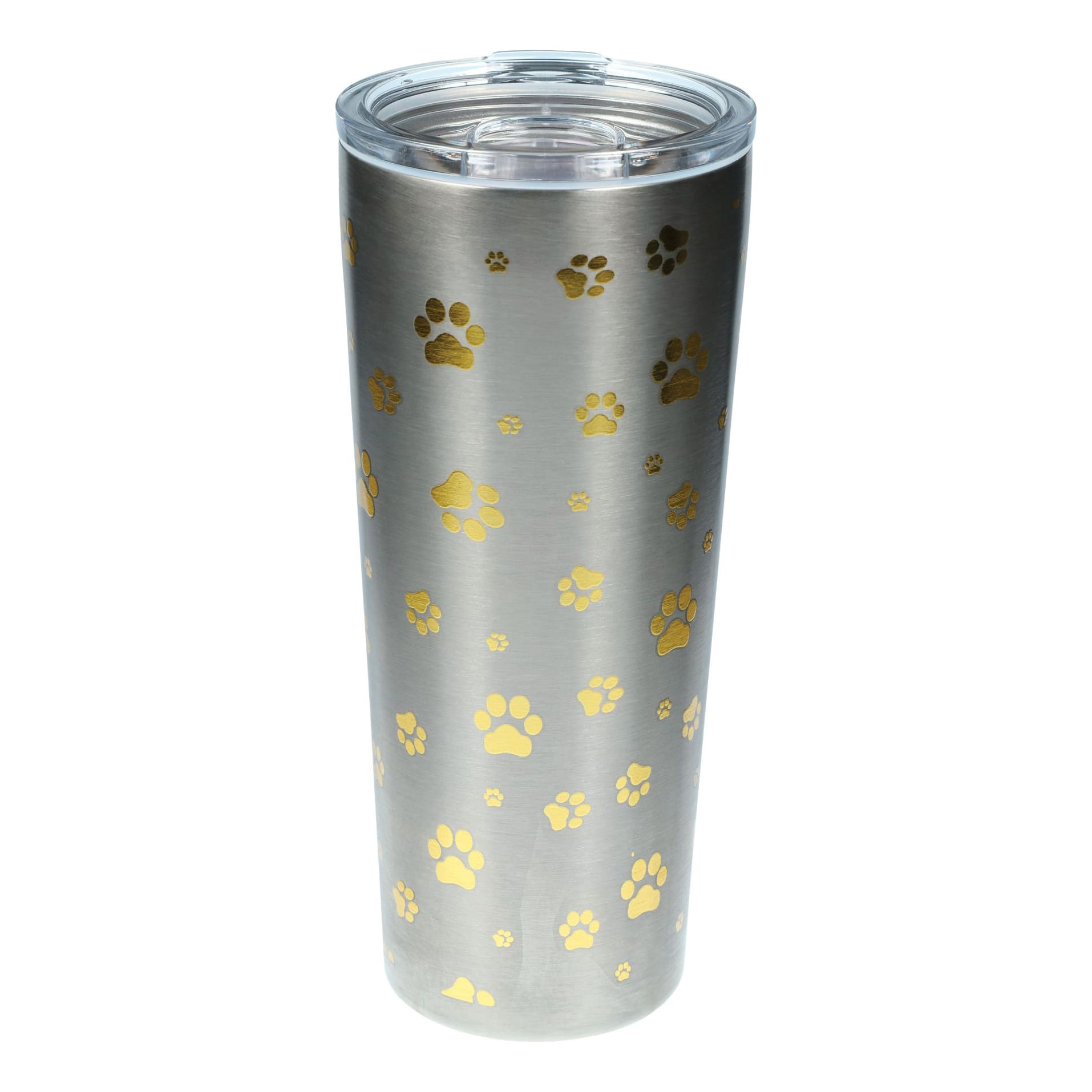 PURE Drinkware Paved with Paw Prints Stainless Steel 22 oz. Tumbler
