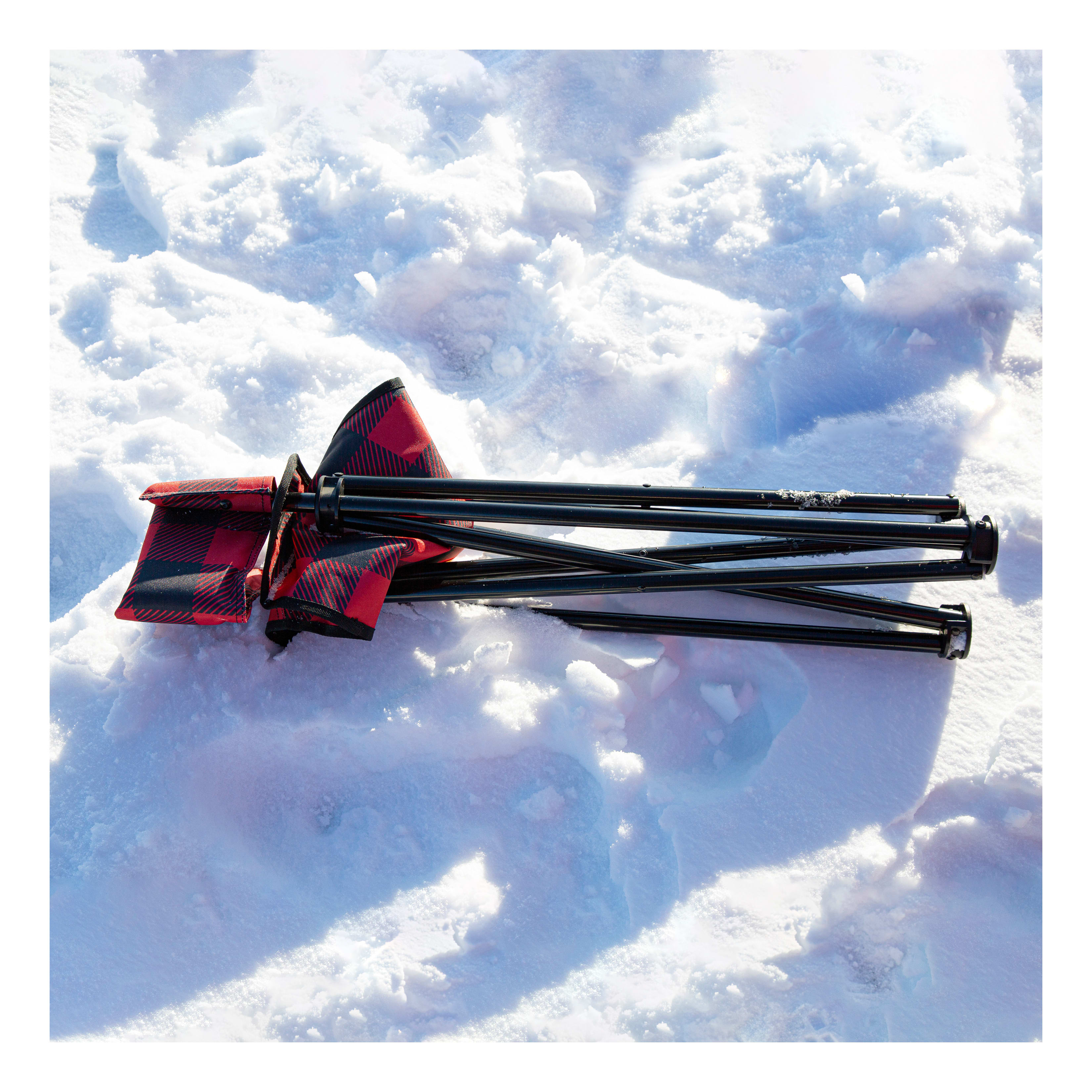 Eskimo® Plaid Folding Ice Chair Cabela's Canada
