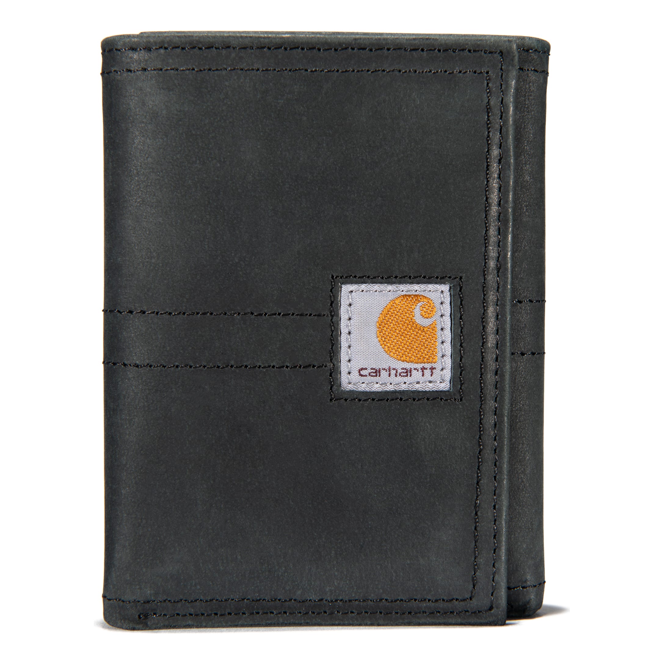 Carhartt® Saddle Leather Trifold Wallet Black Cabela's Canada