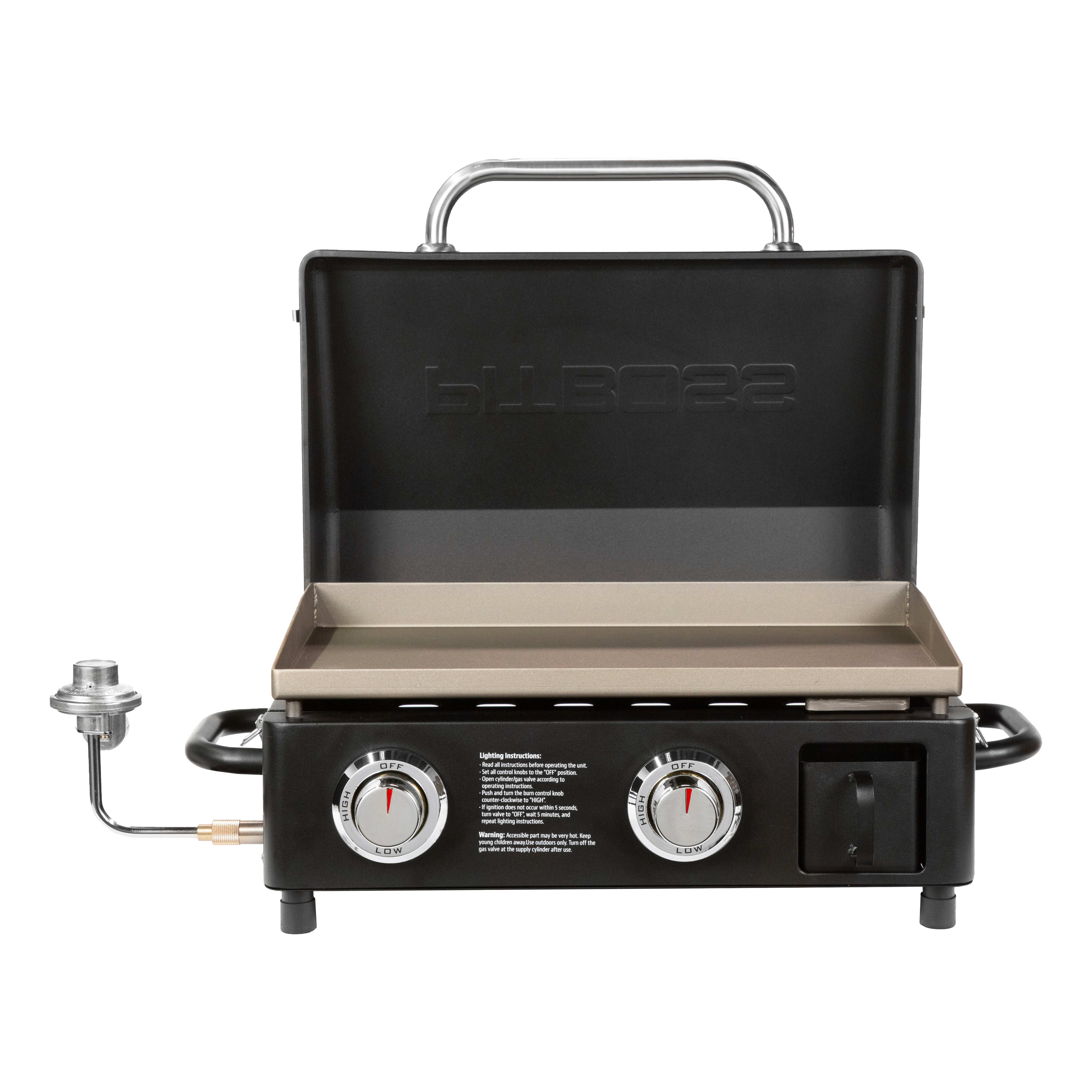 Pit Boss Sportsman Portable Tabletop 2-Burner Griddle Tod Mountain ...