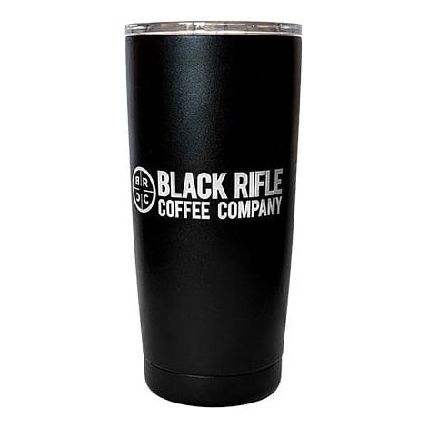 Black Rifle Coffee Company Tumbler with Clear Lid