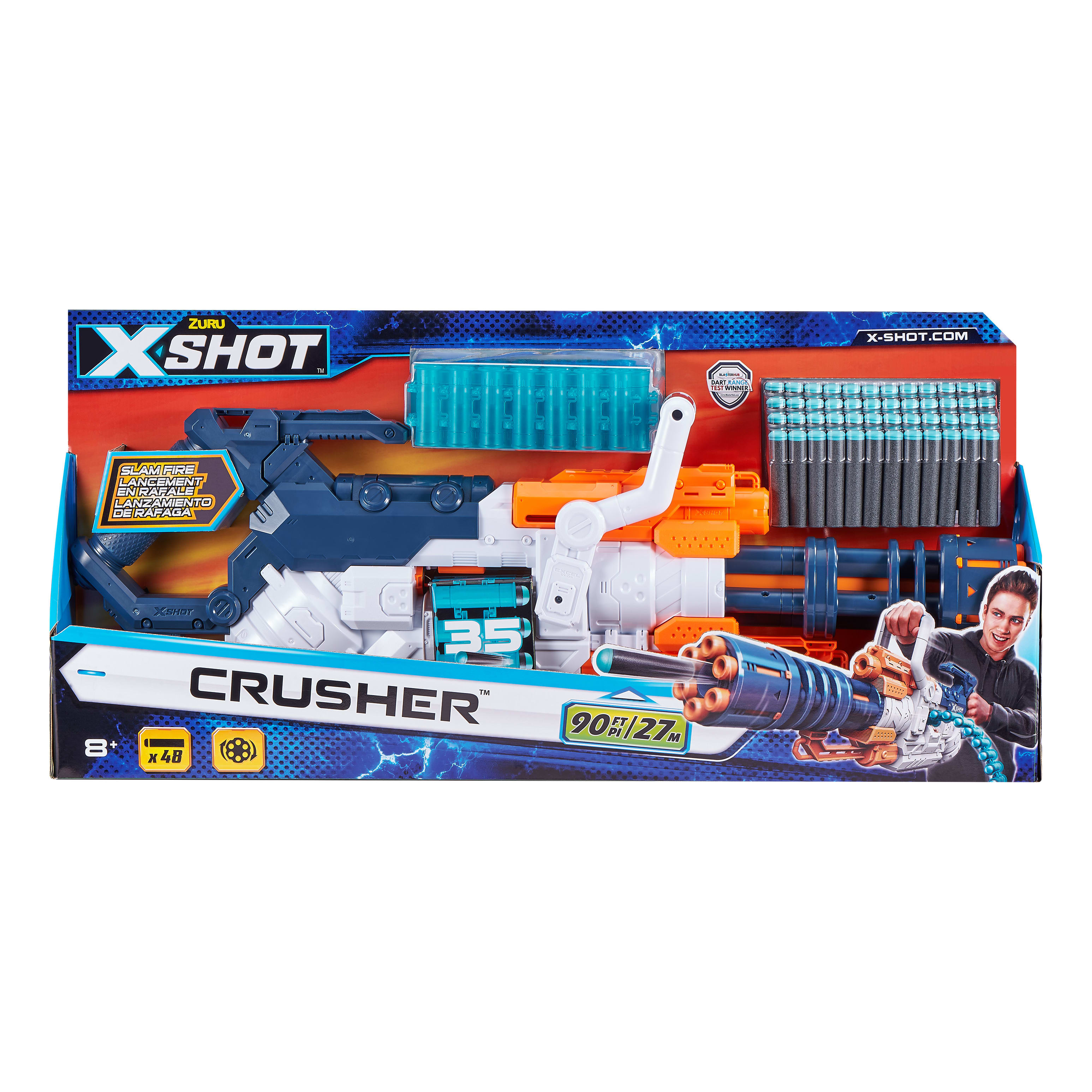 Zuru X-Shot Excel Crusher Foam Dart Blaster 