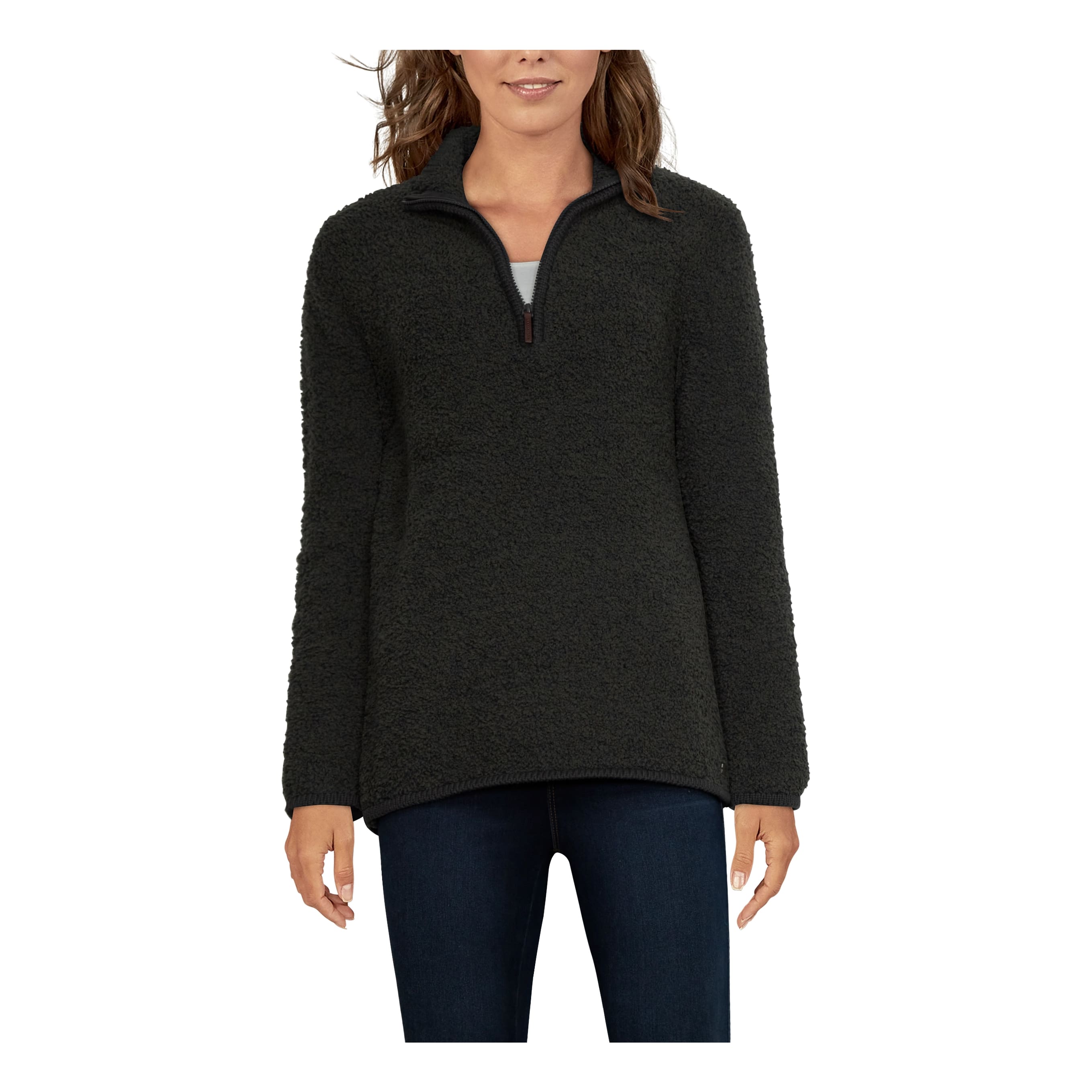 Natural Reflections® Women’s Sherpa Cabin QuarterZip LongSleeve Sweater Cabela's Canada