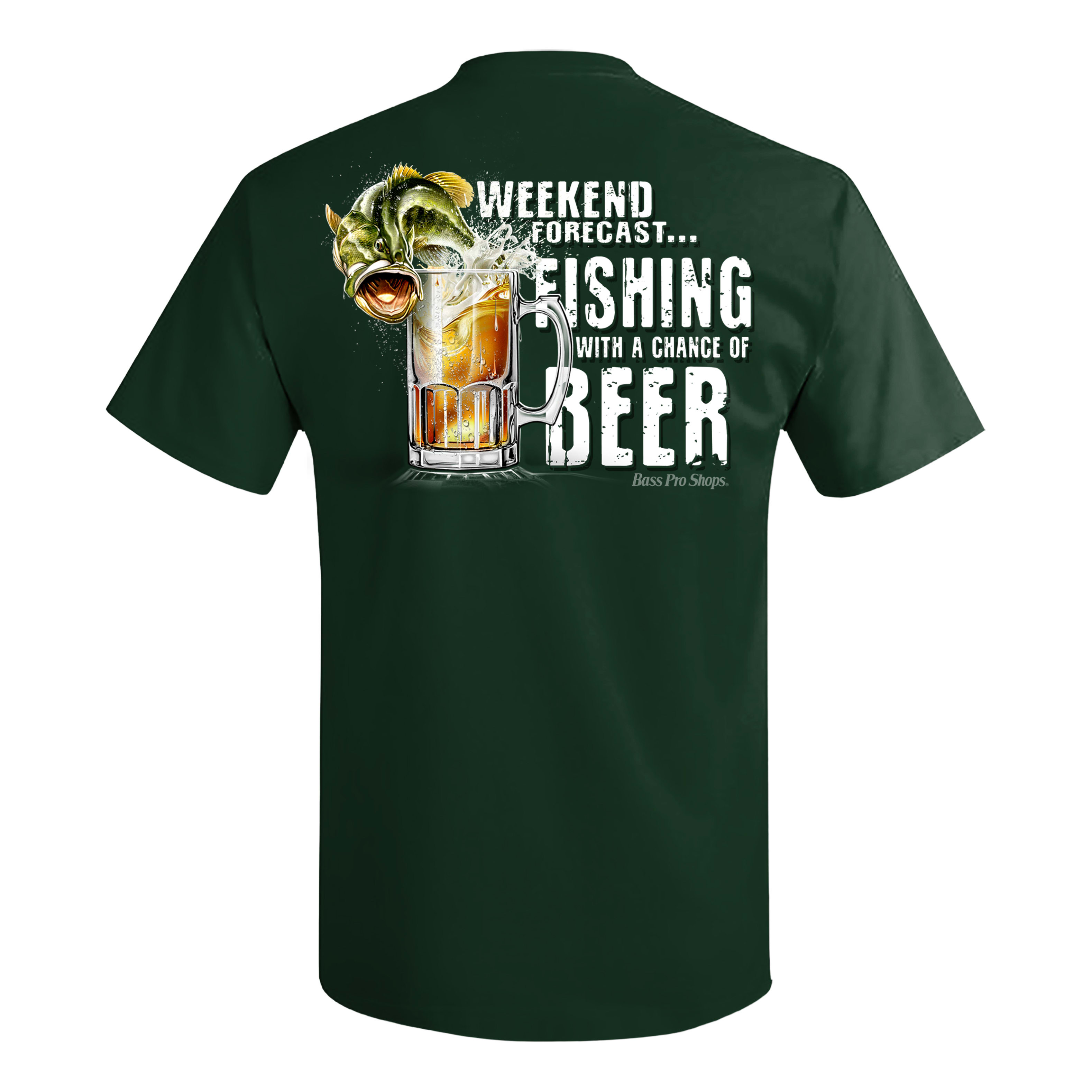 Bass Pro Shops Men’s Weekend Fish Logo Short Sleeve TShirt Cabela's