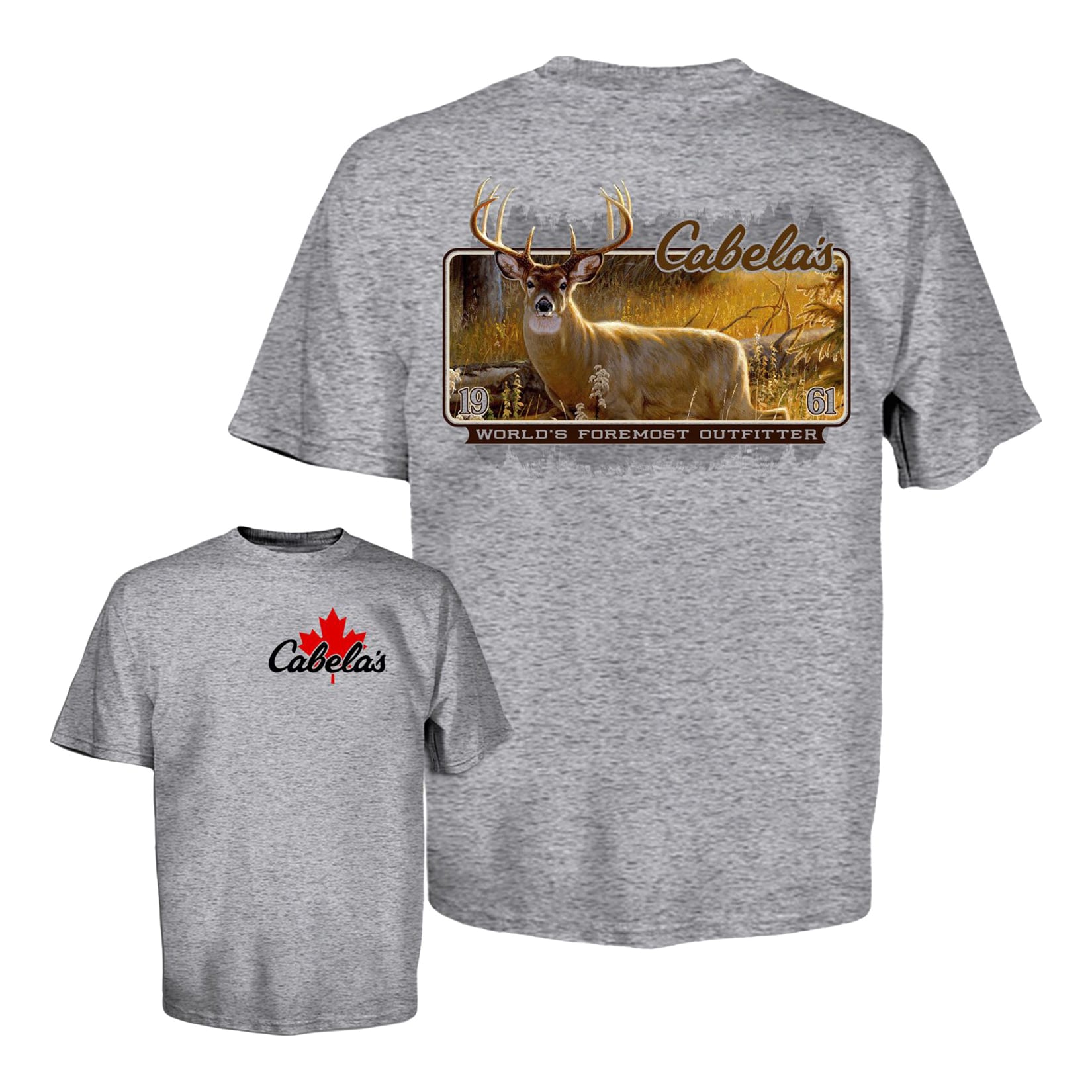 Cabelas Mens Whitetail Deer Logo Short Sleeve T Shirt Cabelas Canada