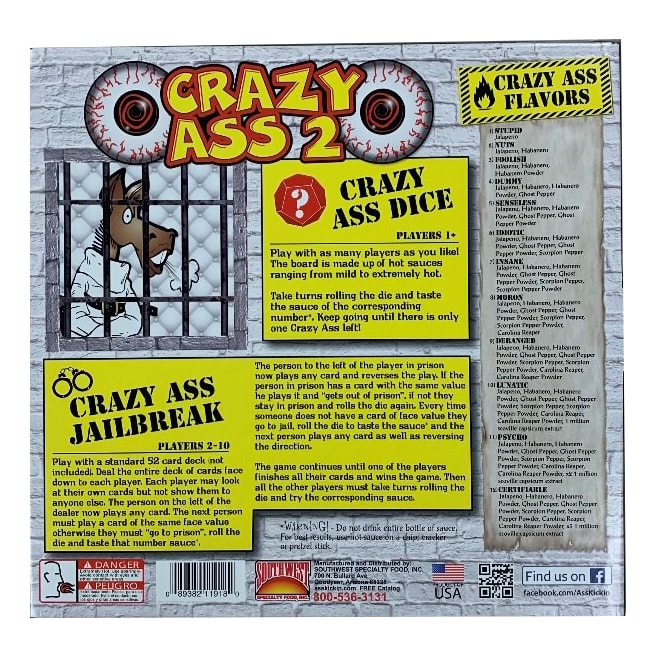 Ass Kickin’ Crazy Ass 2 Hot Sauce Dice Game