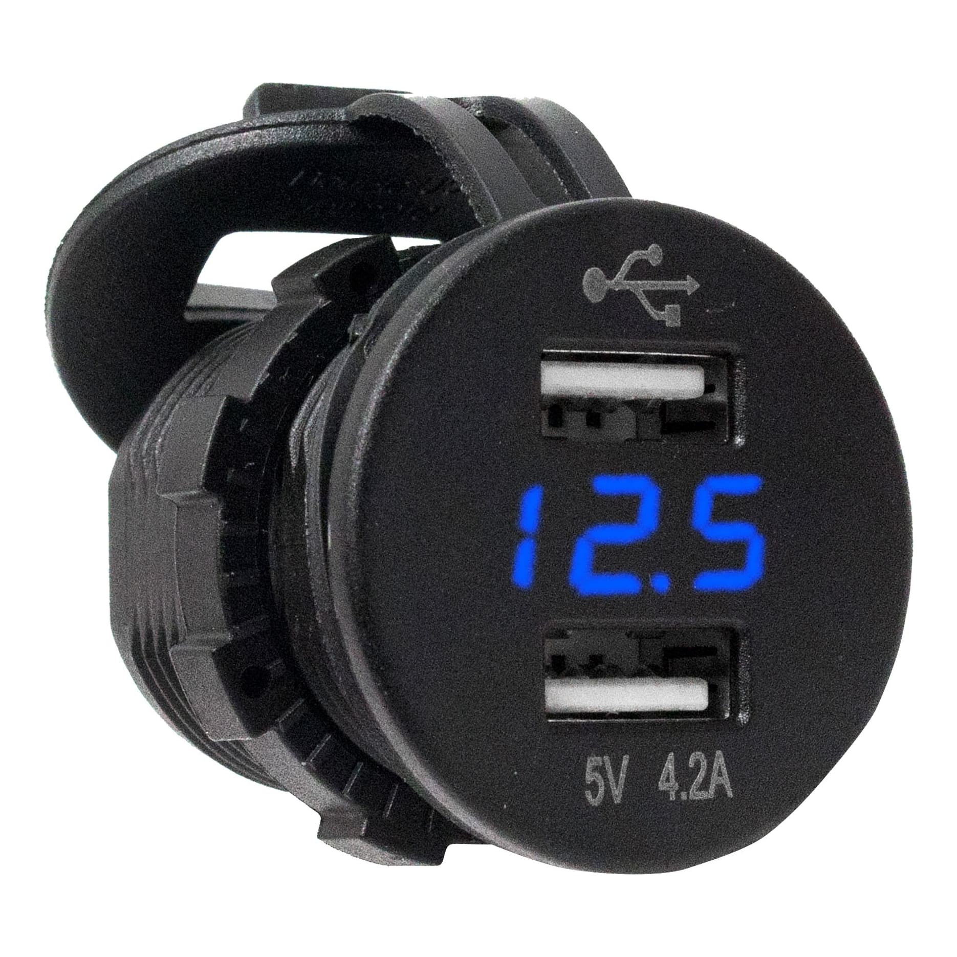 Marine Sport Lighting Dual USB Port Socket with Voltmeter Cabela's Canada