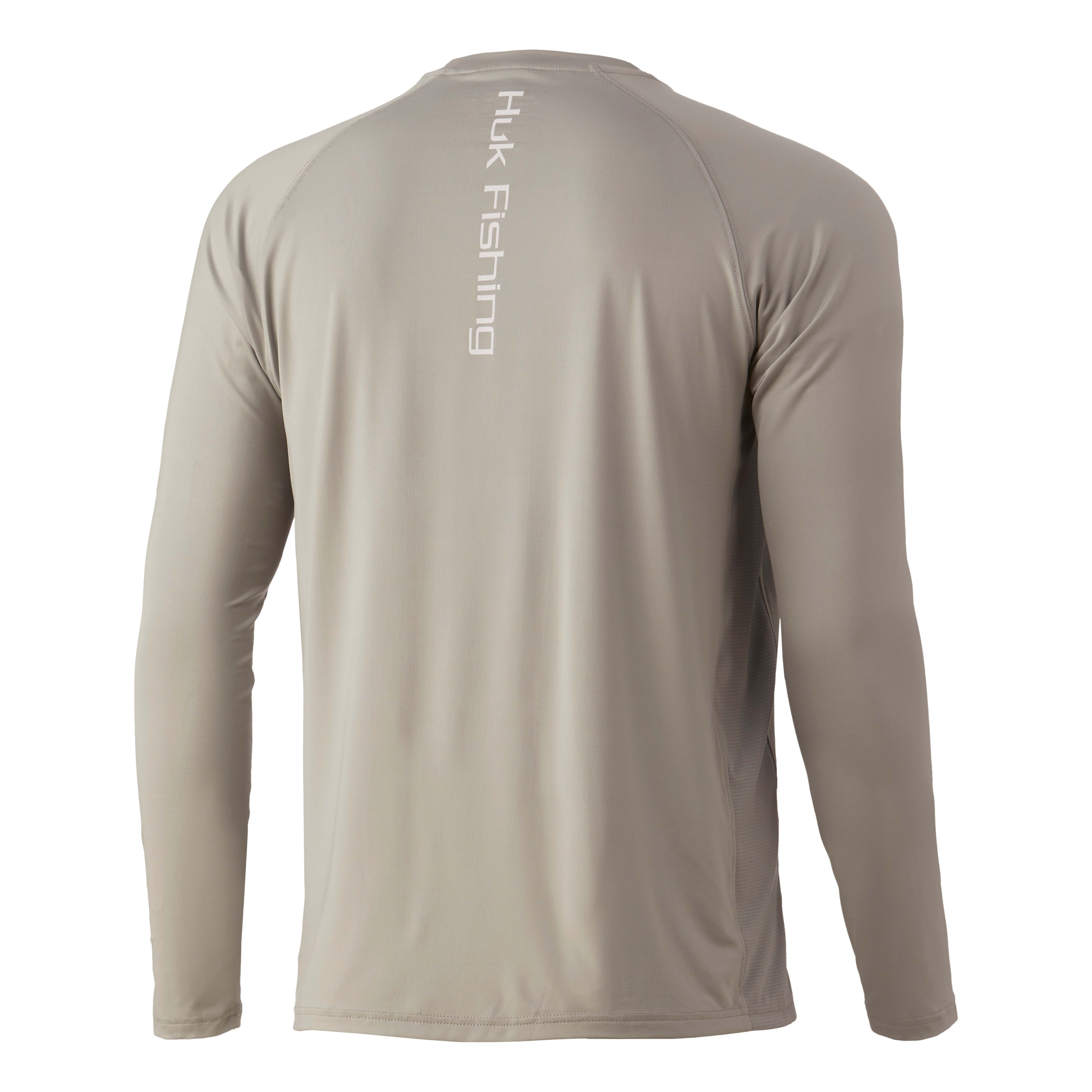 HUK Men's Pursuit Long Sleeve Fishing Shirt - +30 UPF Sun Protection, Stain Resistant, Performance Fabric