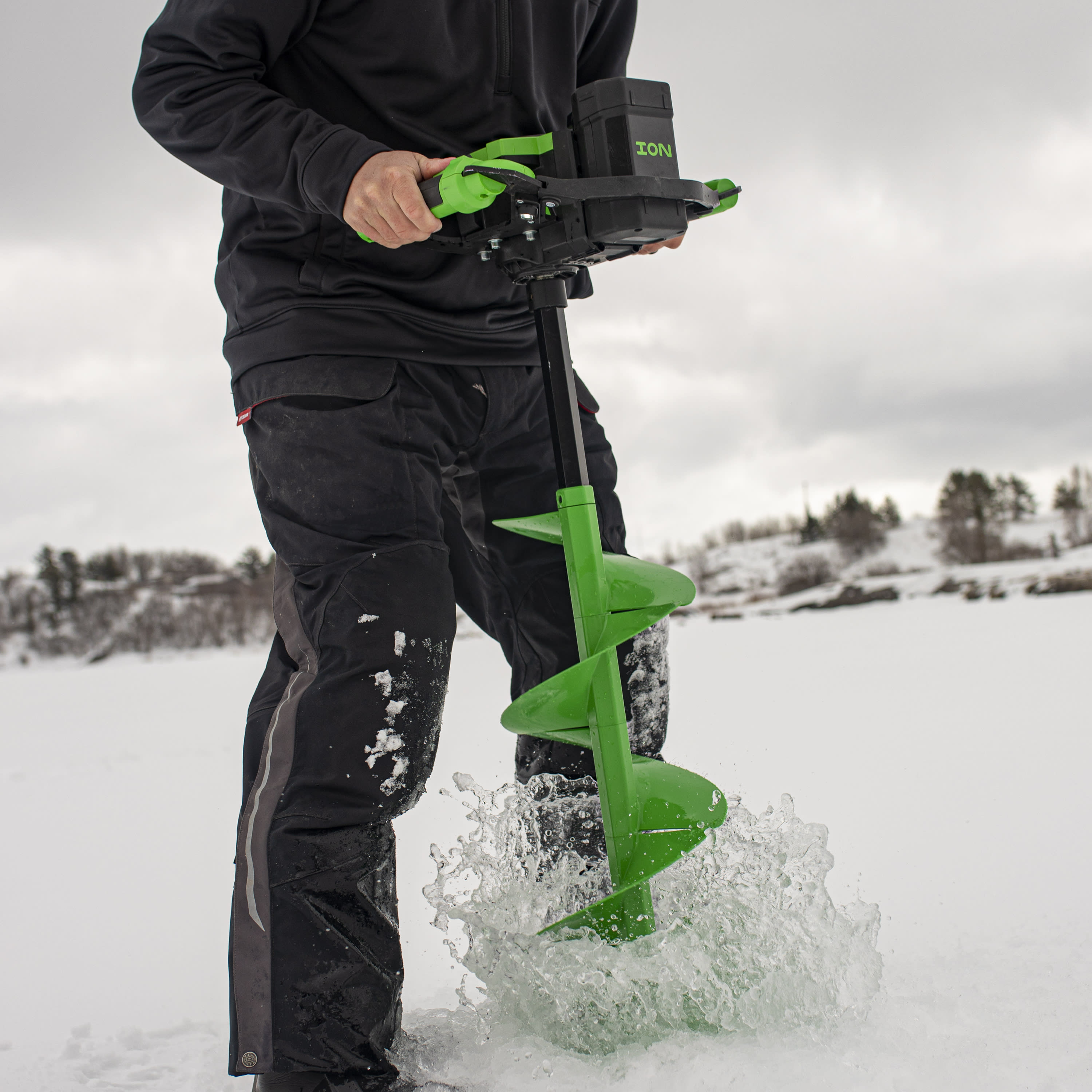 ION® Alpha Plus Ice Auger with two batteries Cabela's Canada