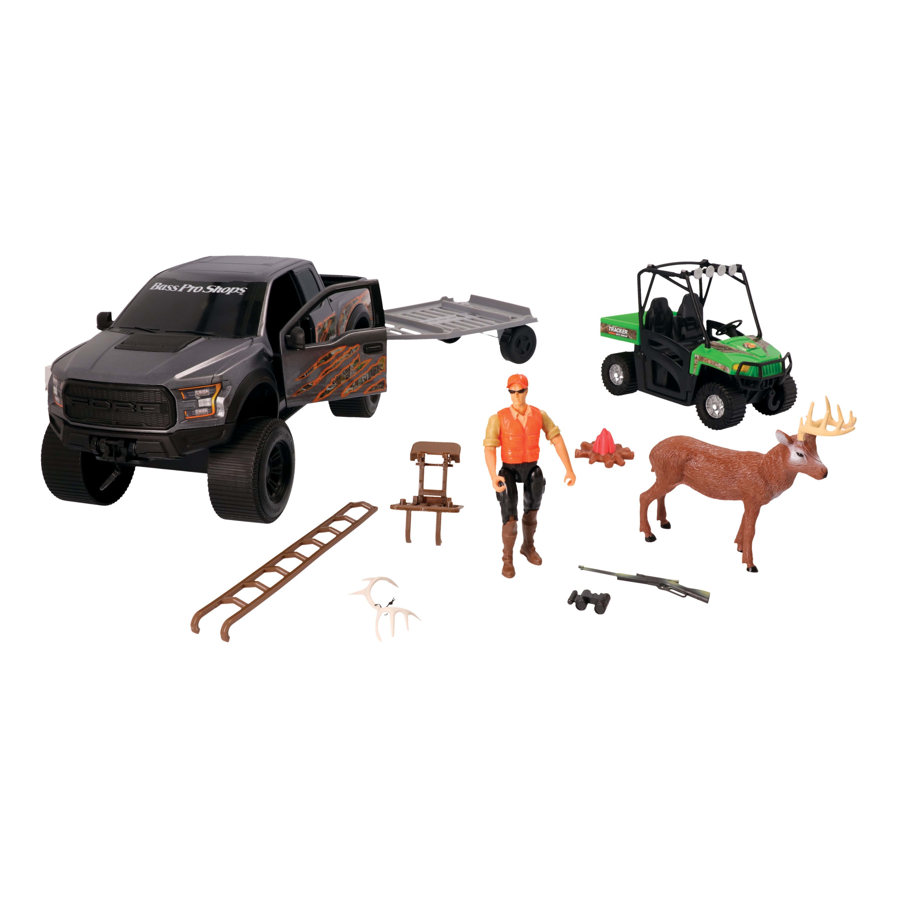 Bass Pro Shops® Deluxe Licensed Ford® Raptor Hunting TrueTimber® Camo Adventure Truck Play Set